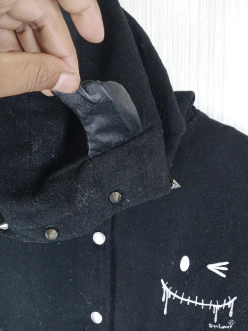 Japanese Brand Rare Super Lovers Tokyo London Varsity Hoodie Jacket Black Size US M / EU 48-50 / 2 - 9 Thumbnail