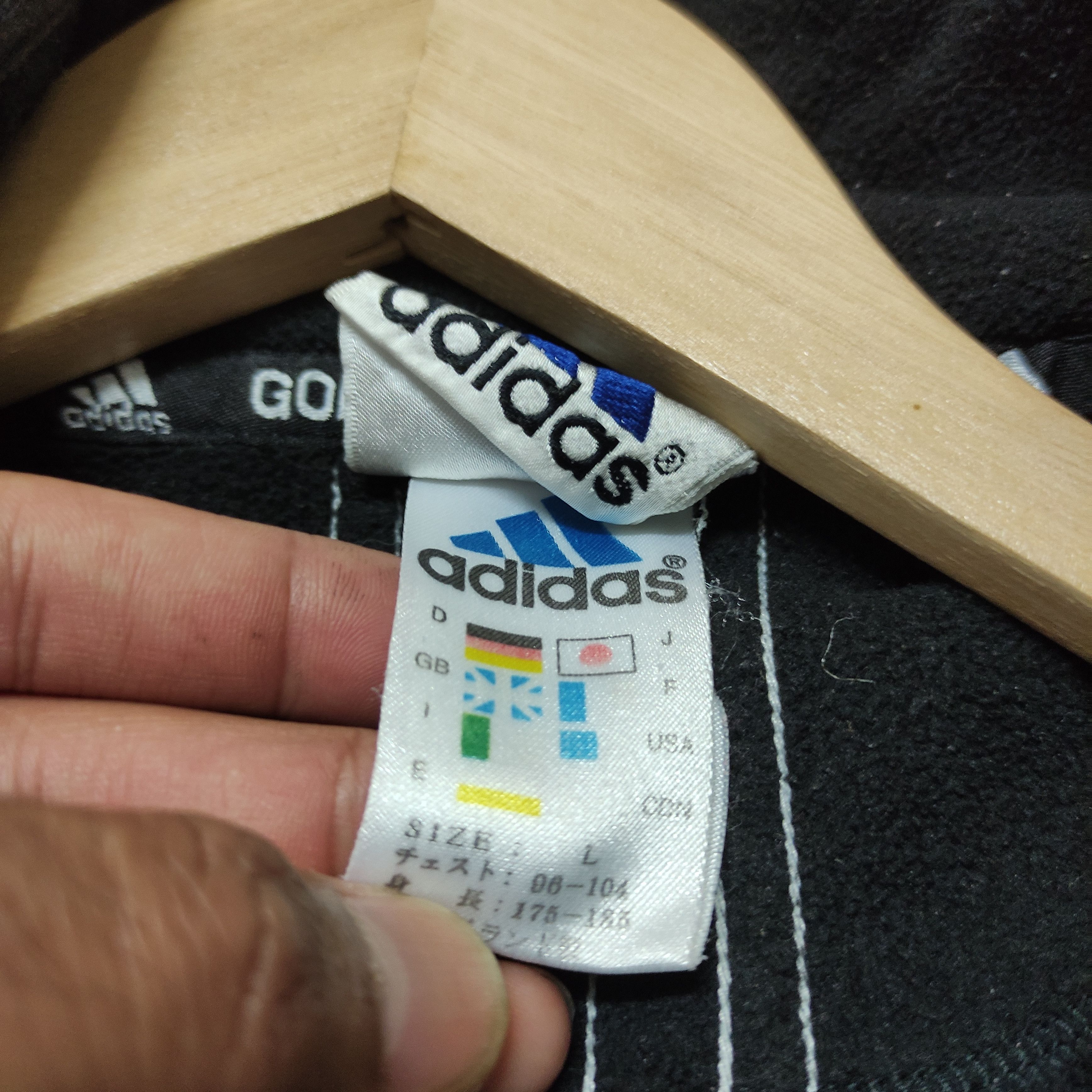 Adidas × Vintage Vintage Adidas fleece sweater zipper up Size US M / EU 48-50 / 2 - 4 Thumbnail