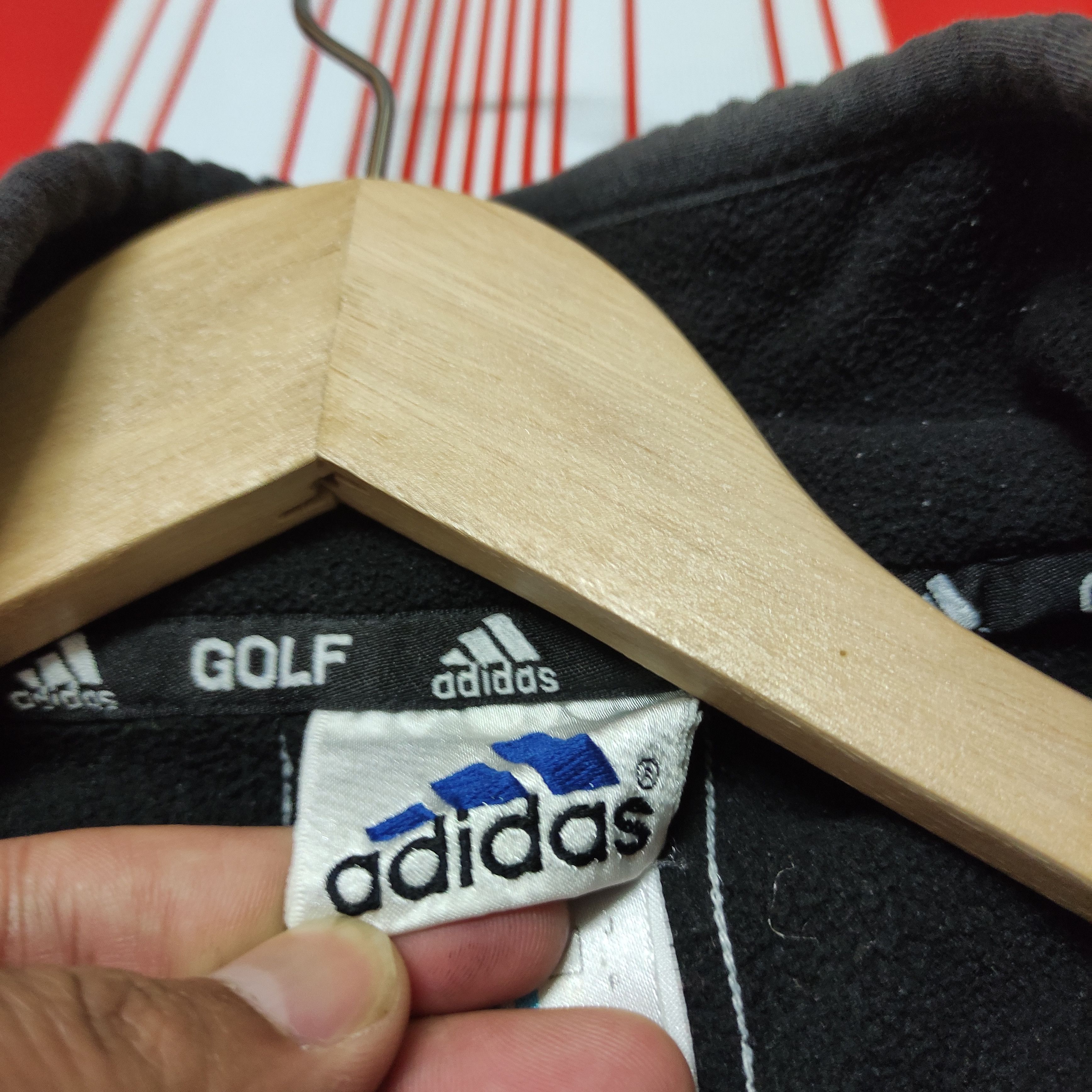 Adidas × Vintage Vintage Adidas fleece sweater zipper up Size US M / EU 48-50 / 2 - 3 Thumbnail