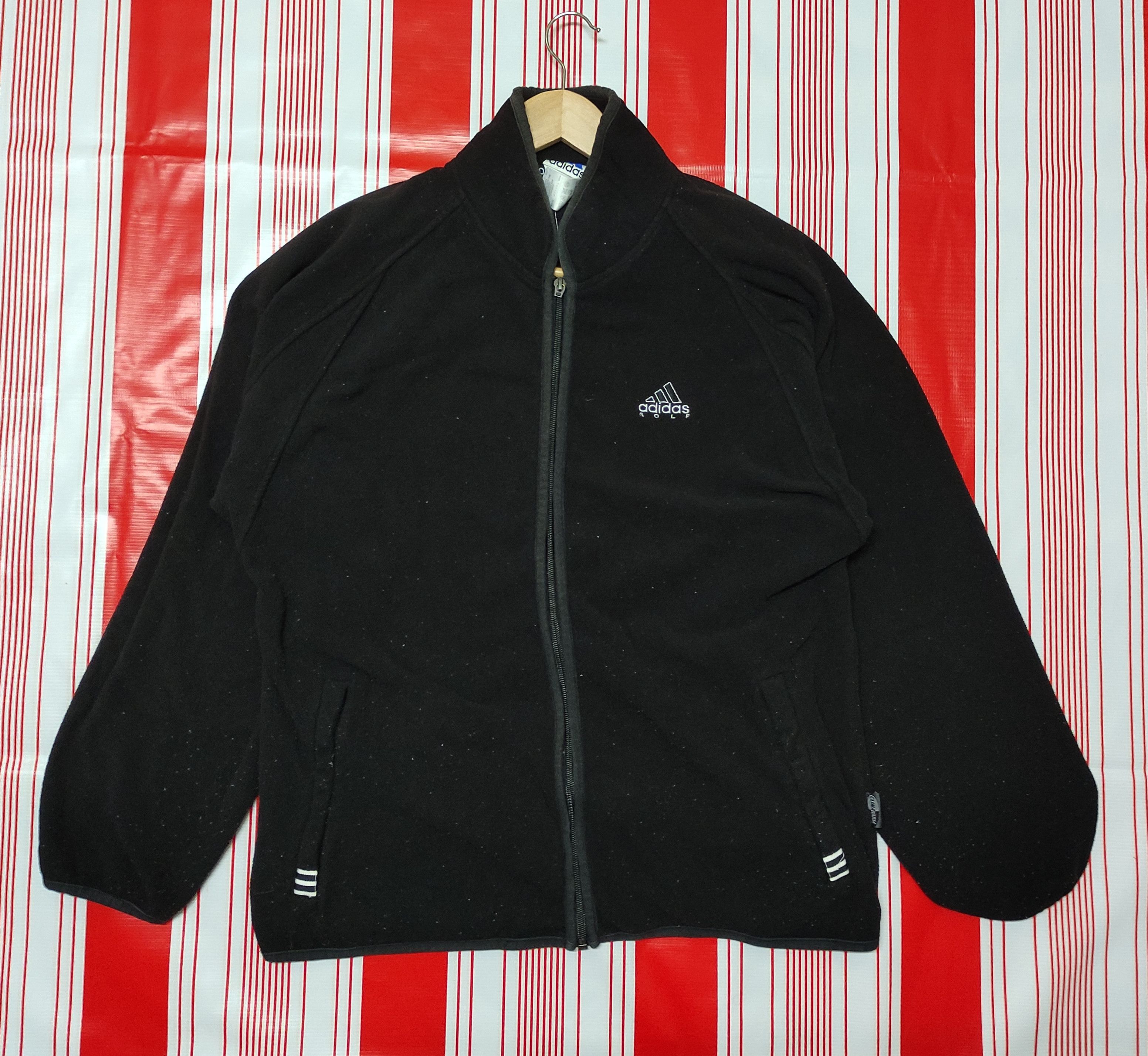 Adidas × Vintage Vintage Adidas fleece sweater zipper up Size US M / EU 48-50 / 2 - 1 Thumbnail