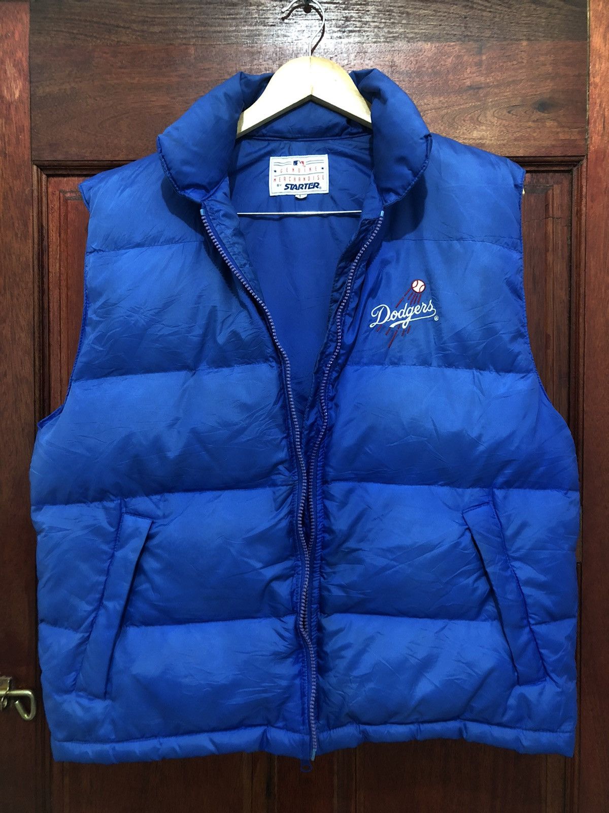 MLB × Starter VINTAGE 1995 MLB X DODGERS X STARTER PUFFER VEST JACKET Size US L / EU 52-54 / 3 - 3 Thumbnail