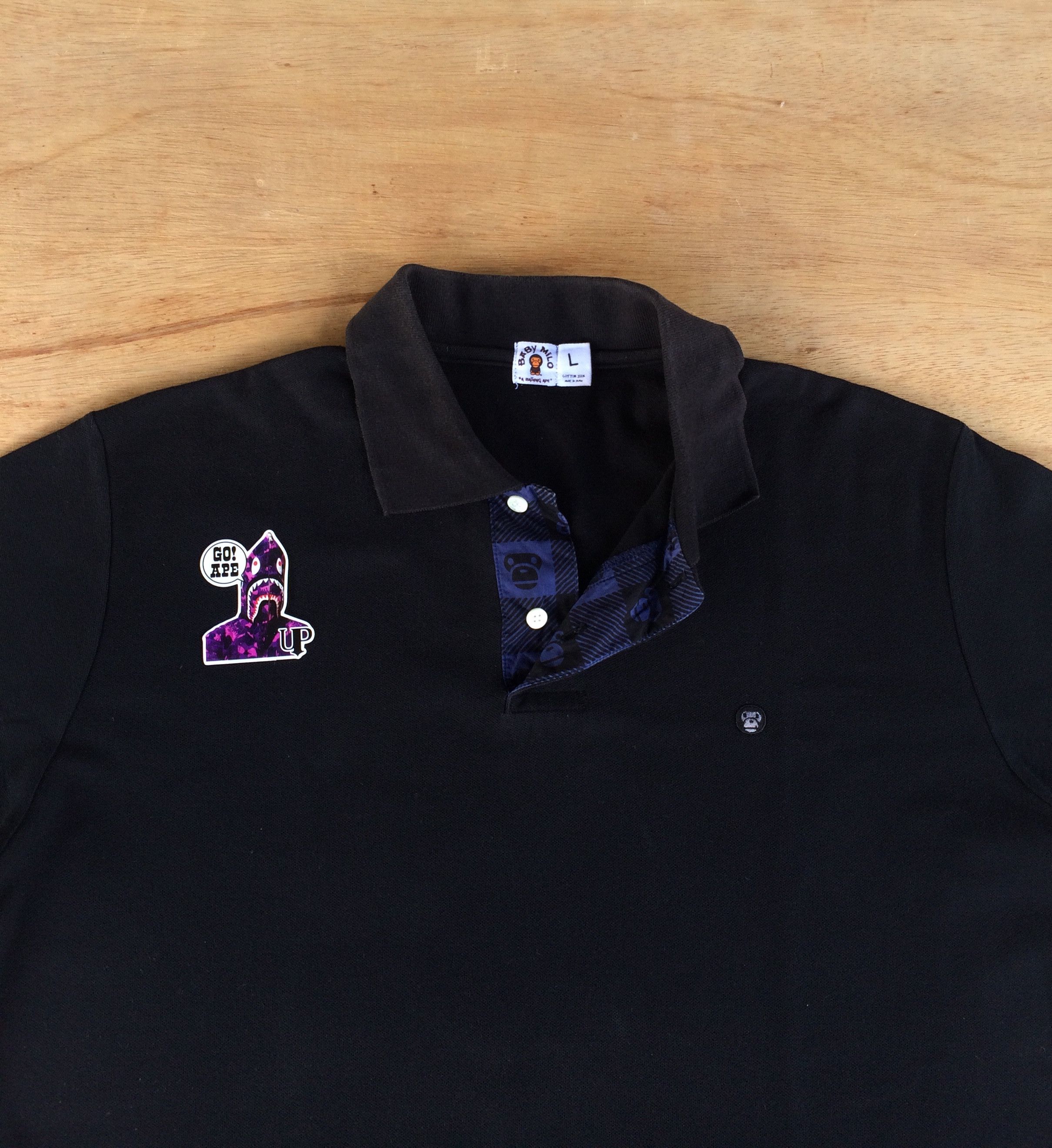 Bape Baby Milo One Point Polo Size US L / EU 52-54 / 3 - 5 Thumbnail