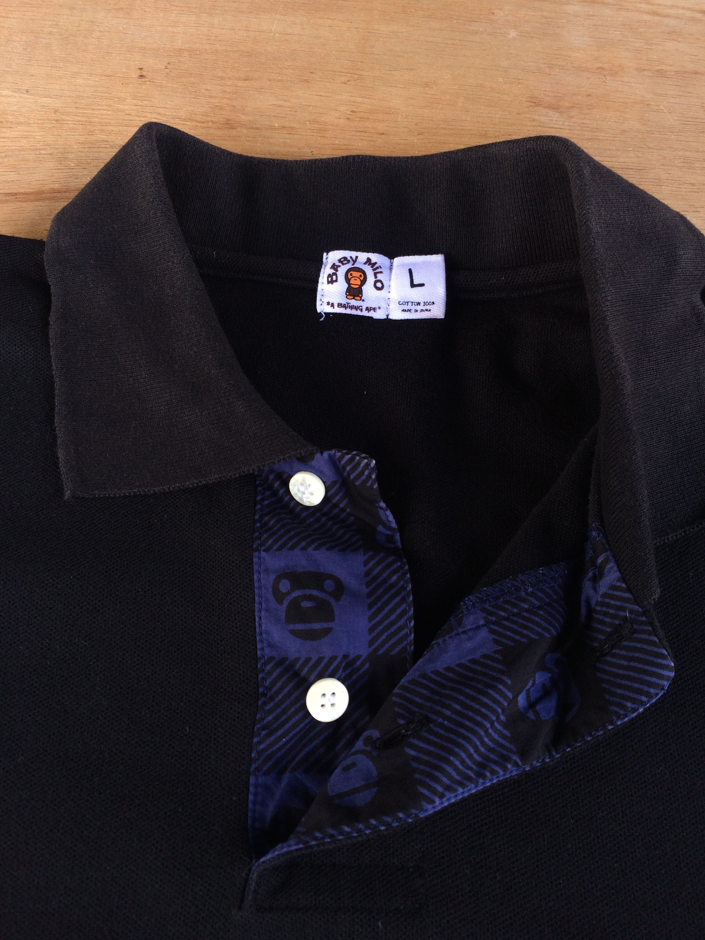 Bape Baby Milo One Point Polo Size US L / EU 52-54 / 3 - 4 Thumbnail