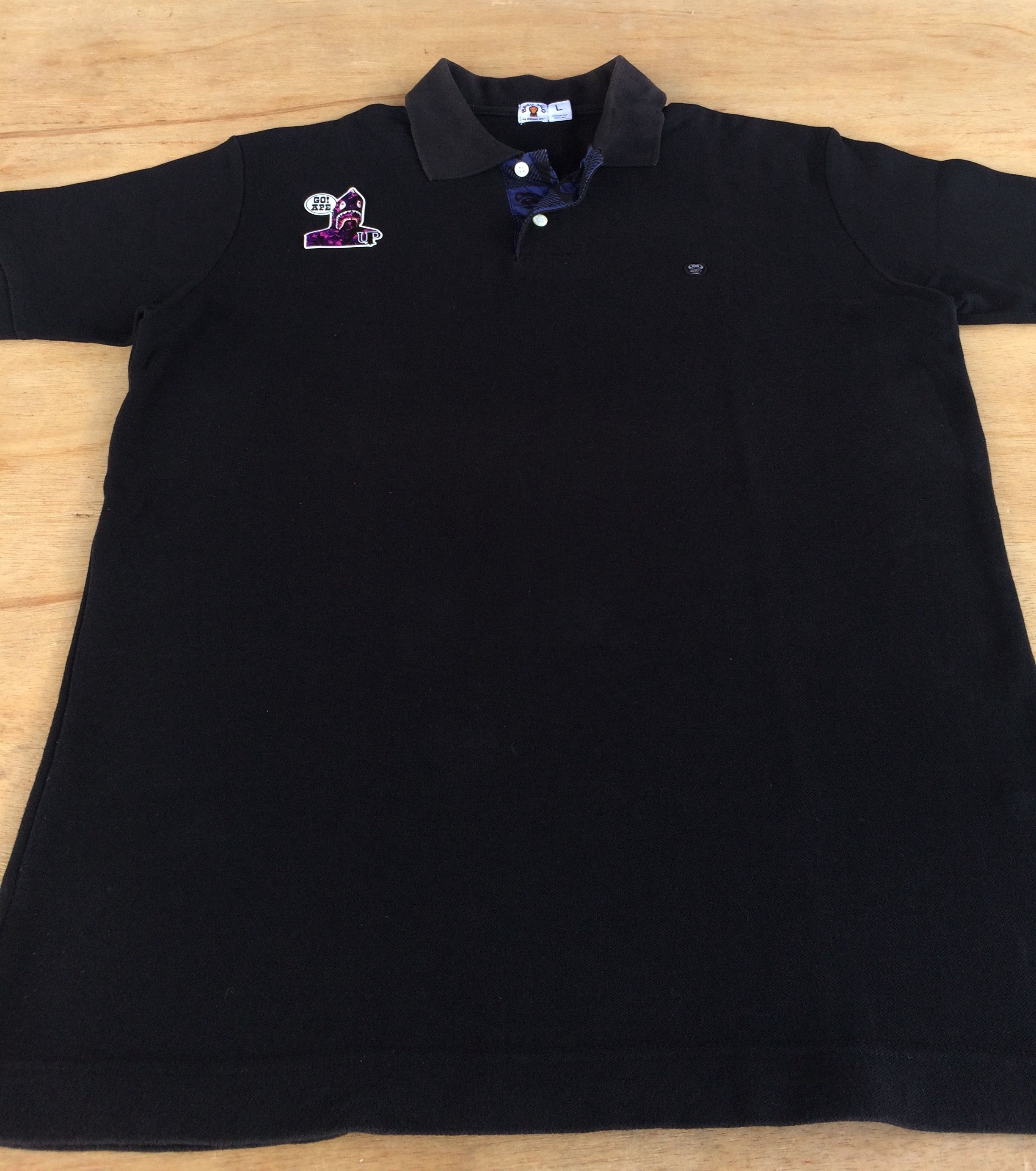 Bape Baby Milo One Point Polo Size US L / EU 52-54 / 3 - 2 Thumbnail