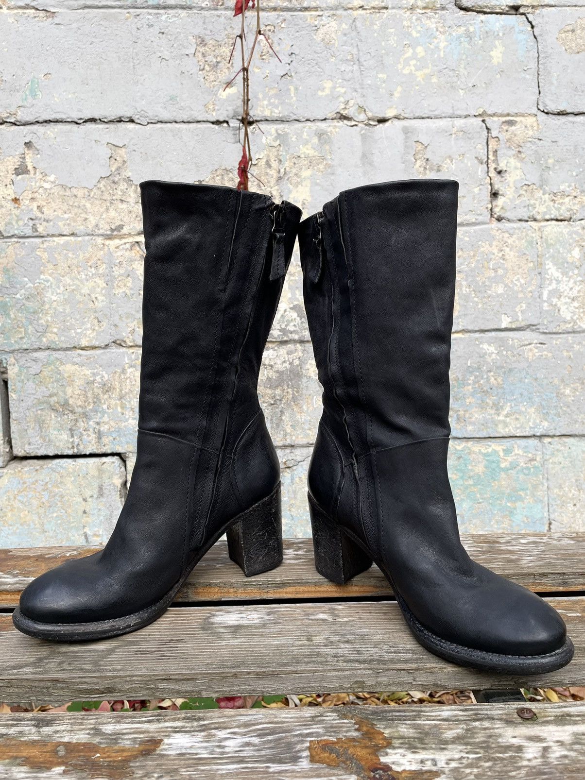 A.S.98 × Vintage Avant Garde Vintage Genuine Leather Avant Garde Boots Y2K Size US 9 / IT 39 - 5 Thumbnail