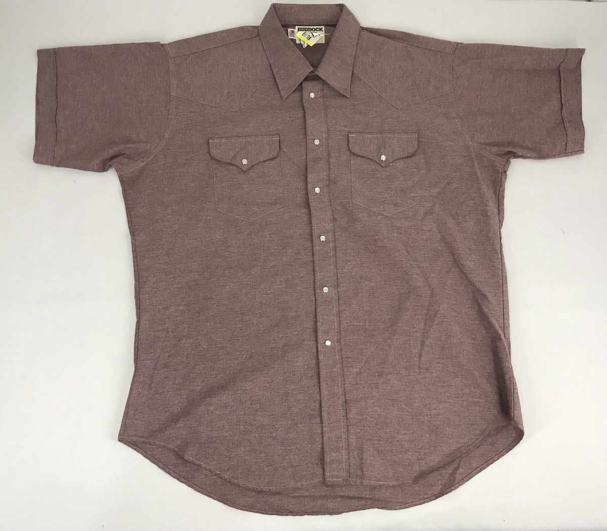 Ruddock Shirts Vintage 80s Ruddock USA Western Button Down Shirt Worker Size US XXL / EU 58 / 5 - 1 Thumbnail