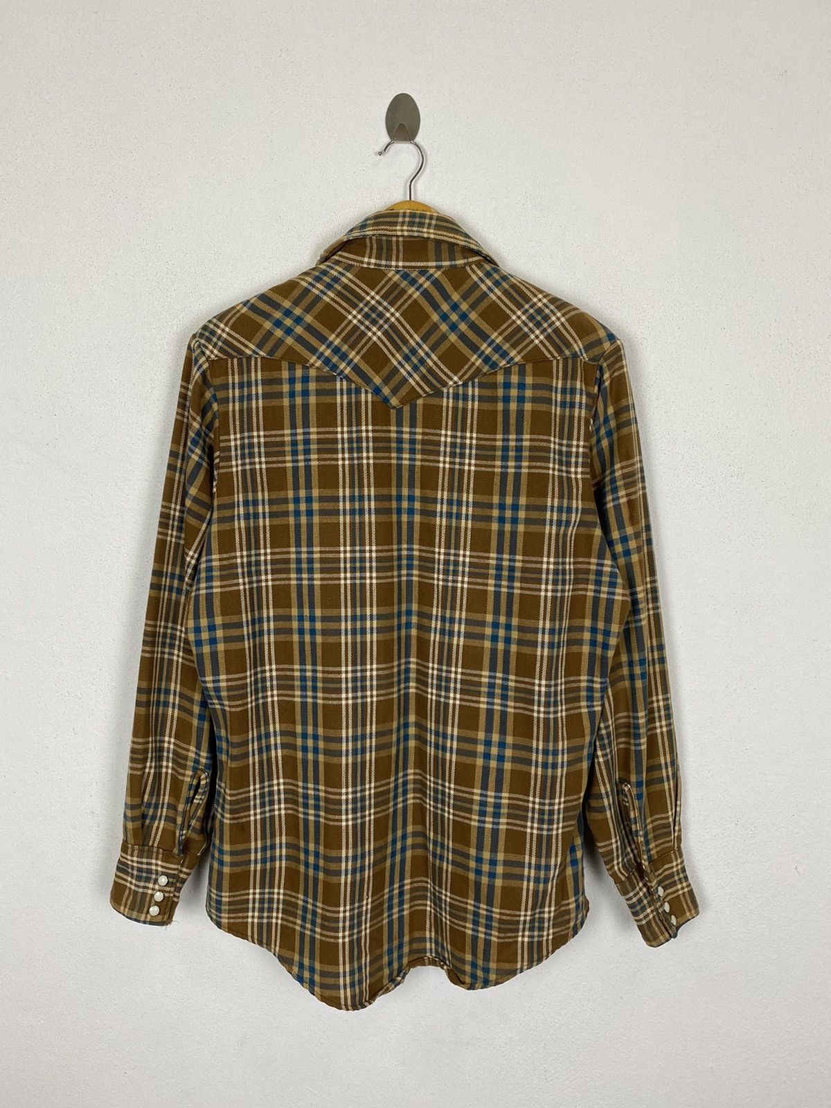 Japanese Brand × Vintage VINTAGE BARF STONE BUTTON FLANNEL SHIRT Size US M / EU 48-50 / 2 - 4 Thumbnail