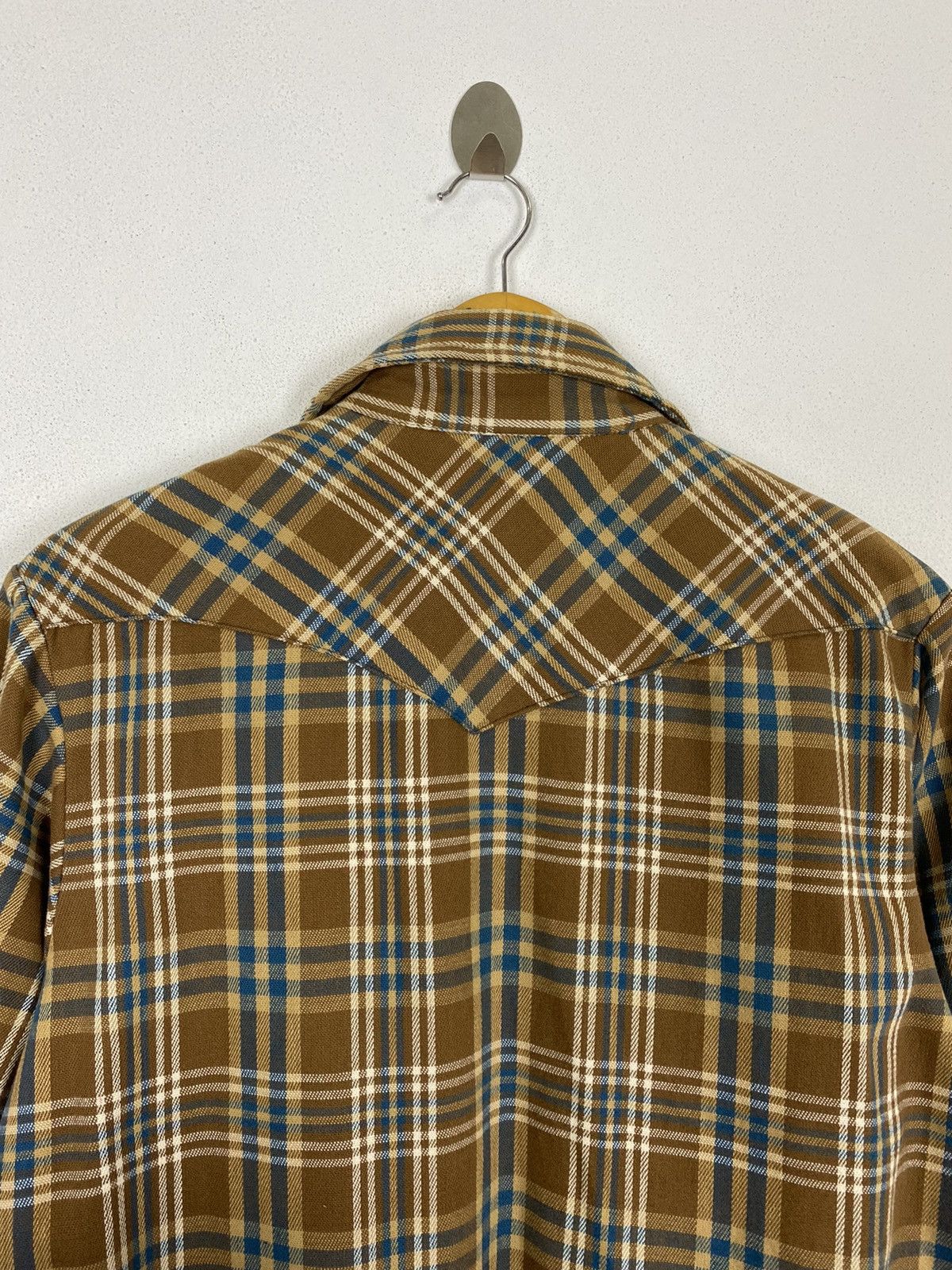 Japanese Brand × Vintage VINTAGE BARF STONE BUTTON FLANNEL SHIRT Size US M / EU 48-50 / 2 - 5 Thumbnail