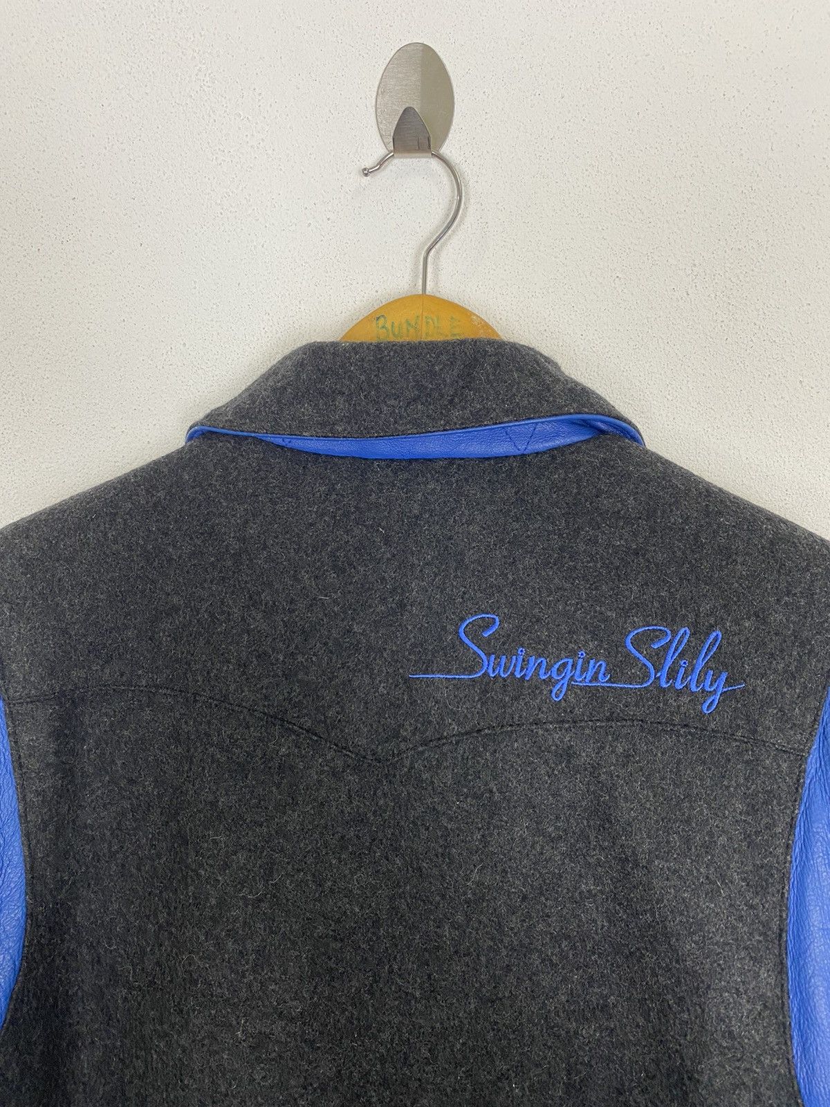 Japanese Brand VINTAGE SWINGIN SLILY VARSITY JACKET Size US L / EU 52-54 / 3 - 8 Thumbnail