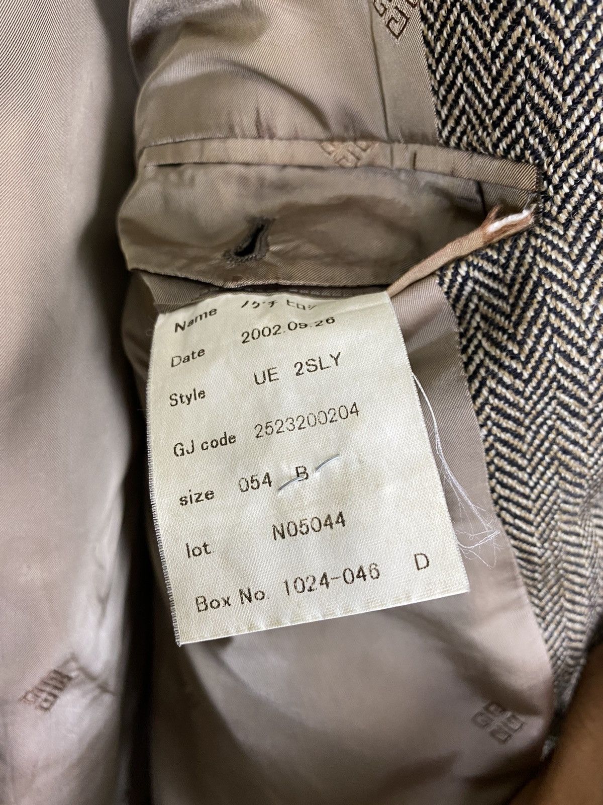 Givenchy × Vintage GK146 VINTAGE GIVENCHY JACKET WOOL FABRIC Size US L / EU 52-54 / 3 - 8 Thumbnail