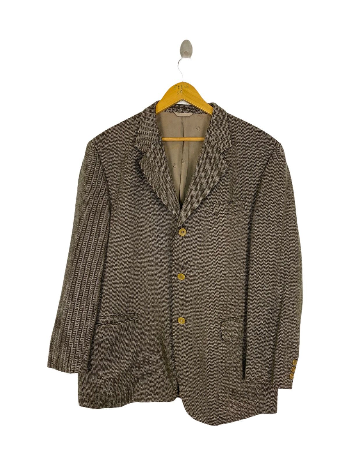 Givenchy × Vintage GK146 VINTAGE GIVENCHY JACKET WOOL FABRIC Size US L / EU 52-54 / 3 - 1 Thumbnail