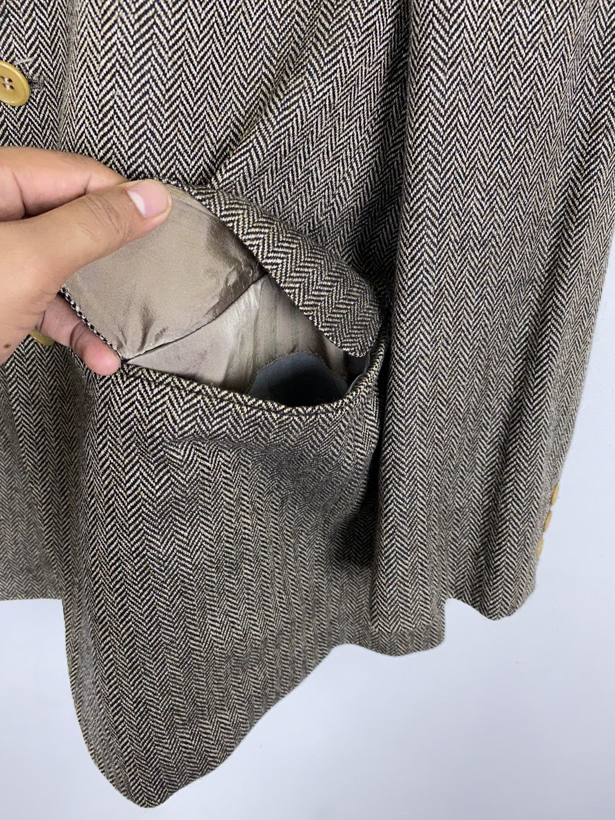 Givenchy × Vintage GK146 VINTAGE GIVENCHY JACKET WOOL FABRIC Size US L / EU 52-54 / 3 - 10 Thumbnail