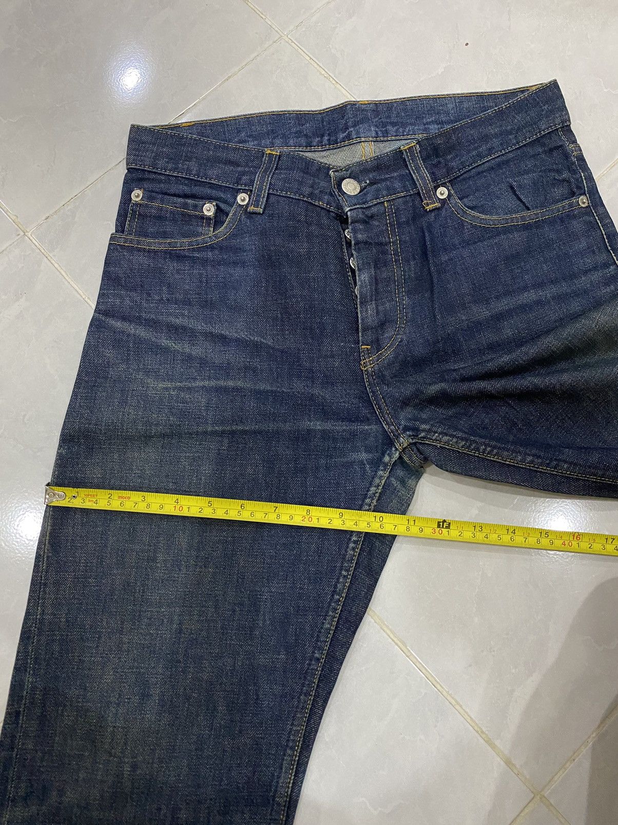 Helmut Lang vintage 1999 helmut lang raw classic cut archival jeans Size US 30 / EU 46 - 11 Thumbnail