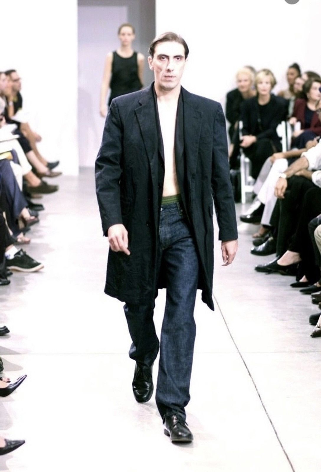 Helmut Lang vintage 1999 helmut lang raw classic cut archival jeans Size US 30 / EU 46 - 1 Thumbnail