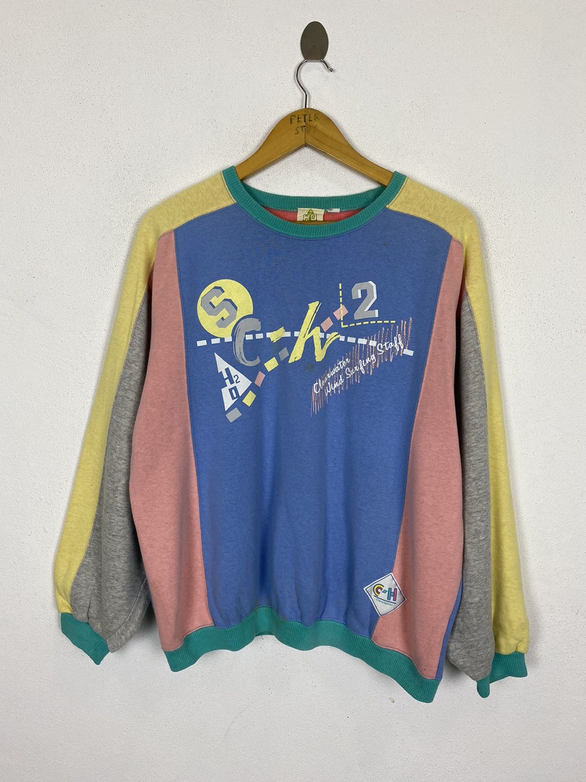 Vintage VINTAGE H2O MULTI-COLOUR SWEATER Size US M / EU 48-50 / 2 - 2 Thumbnail