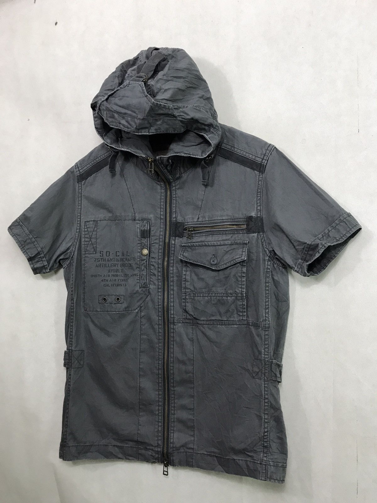 Avirex AVIREX SOCAL ANTICRAFT ARTILLERY BRIDGE MOBILITY WING SHIRT Size US M / EU 48-50 / 2 - 2 Thumbnail