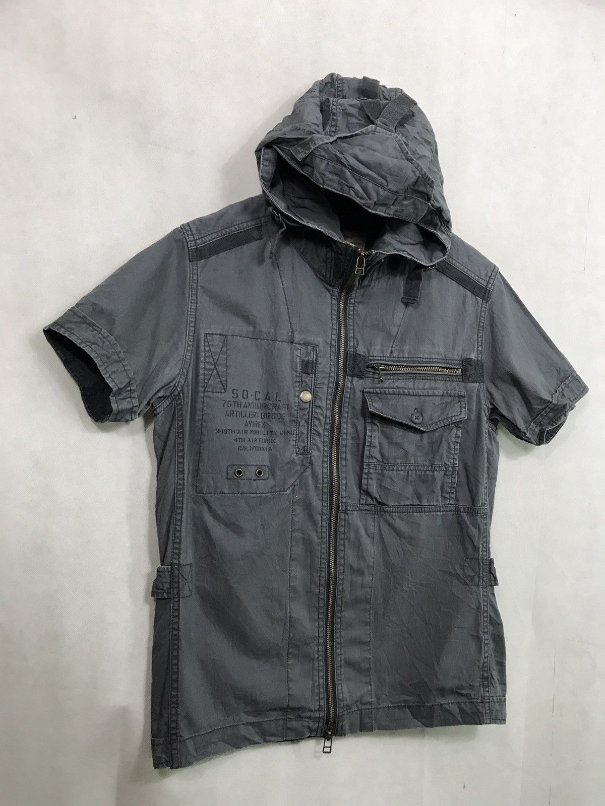 Avirex AVIREX SOCAL ANTICRAFT ARTILLERY BRIDGE MOBILITY WING SHIRT Size US M / EU 48-50 / 2 - 3 Thumbnail