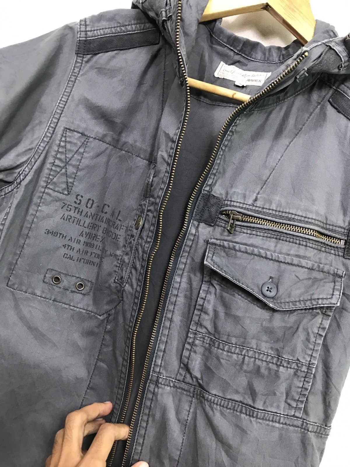 Avirex AVIREX SOCAL ANTICRAFT ARTILLERY BRIDGE MOBILITY WING SHIRT Size US M / EU 48-50 / 2 - 7 Thumbnail