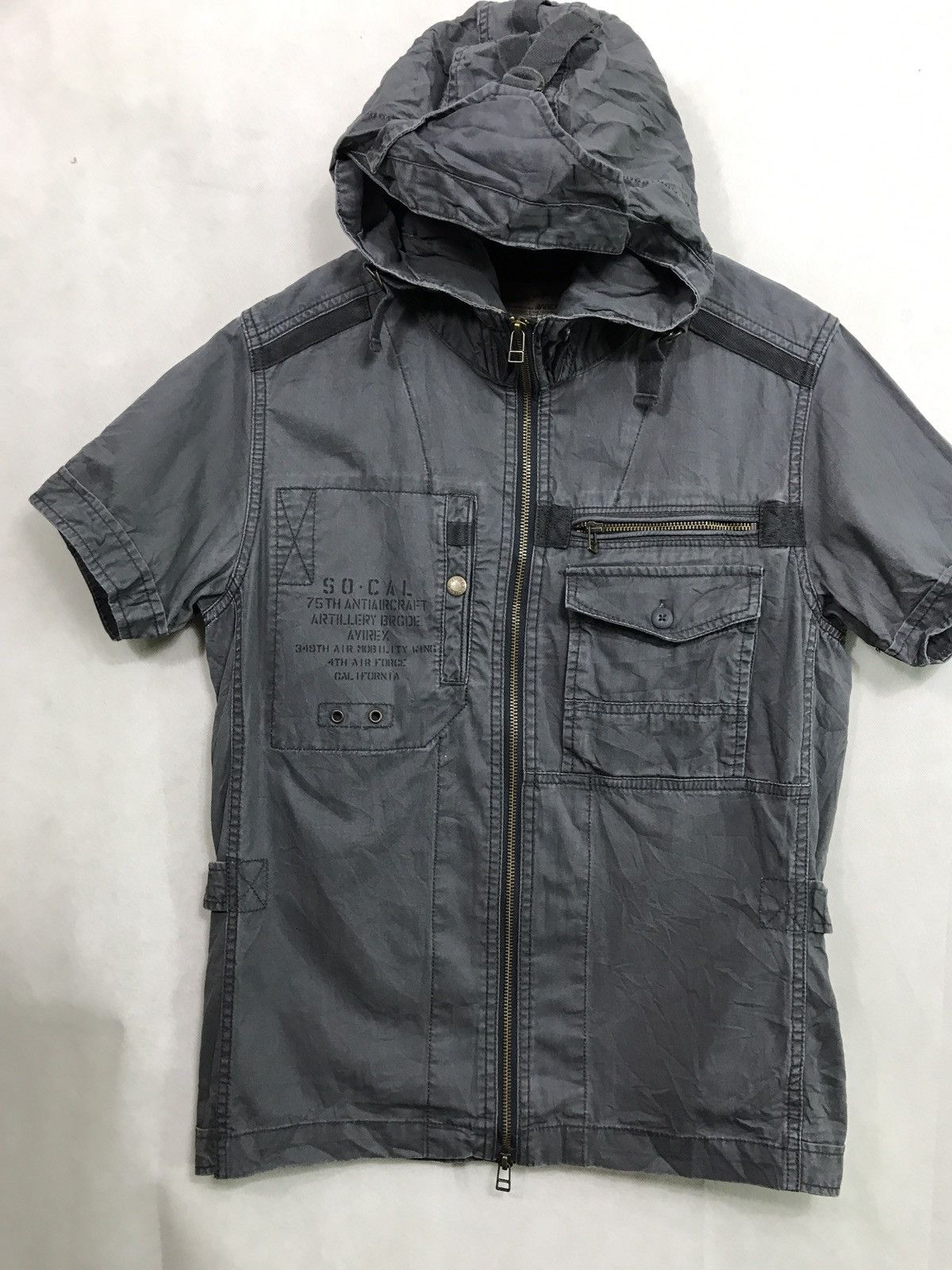Avirex AVIREX SOCAL ANTICRAFT ARTILLERY BRIDGE MOBILITY WING SHIRT Size US M / EU 48-50 / 2 - 4 Thumbnail