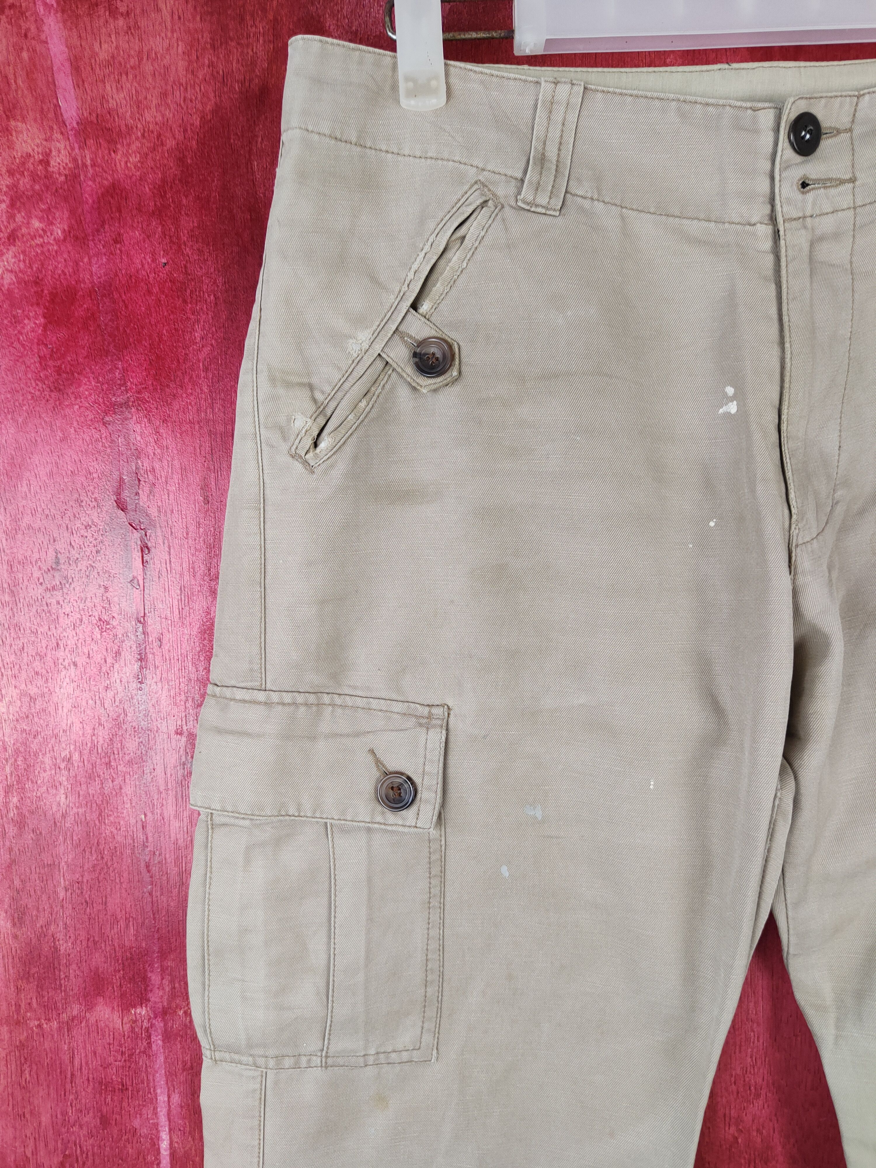 Boycott × Japanese Brand Boy Cott Brown Multi Pocket Tactical Cargo Pants #566 Size US 32 / EU 48 - 3 Thumbnail