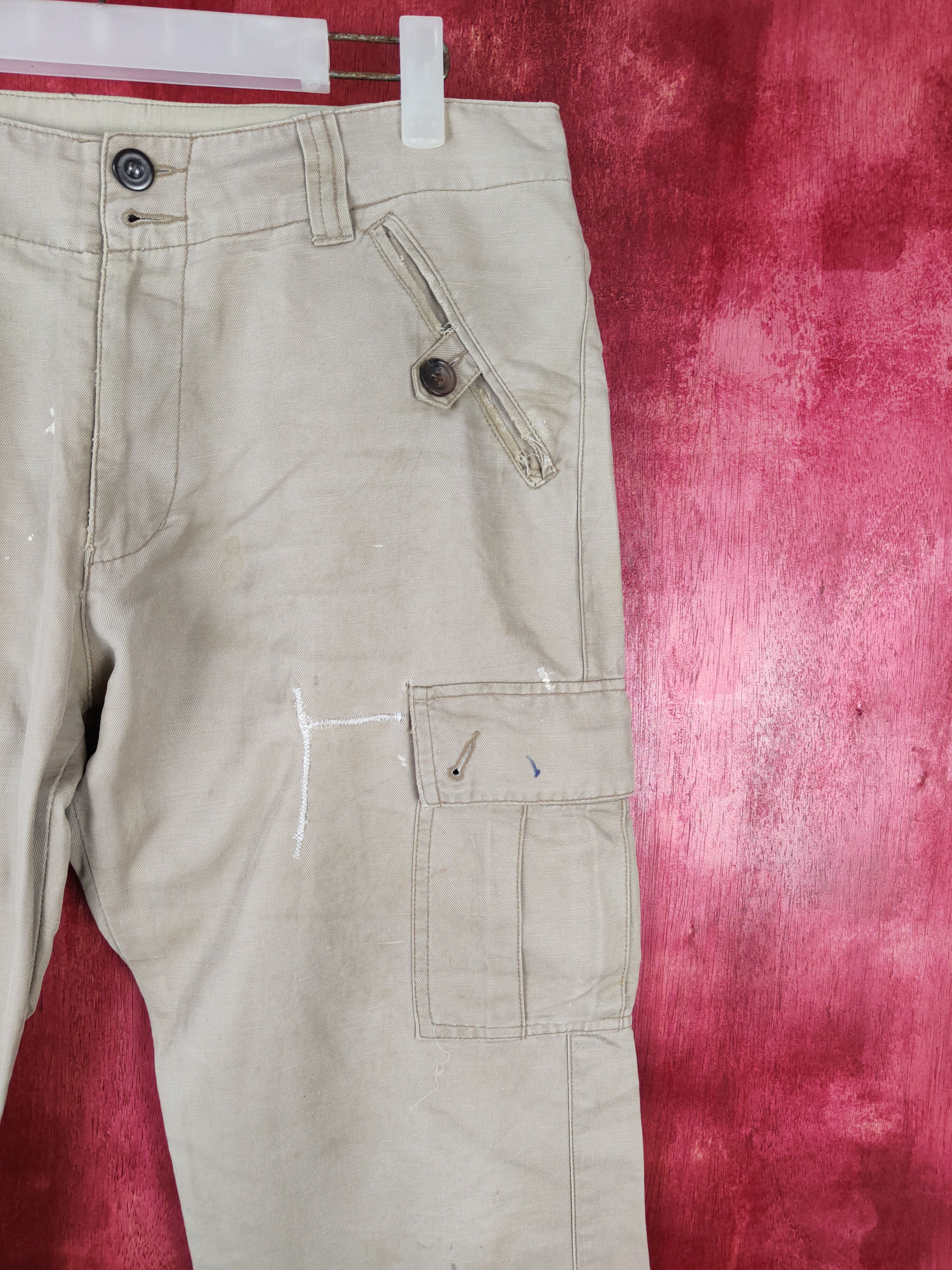 Boycott × Japanese Brand Boy Cott Brown Multi Pocket Tactical Cargo Pants #566 Size US 32 / EU 48 - 6 Thumbnail