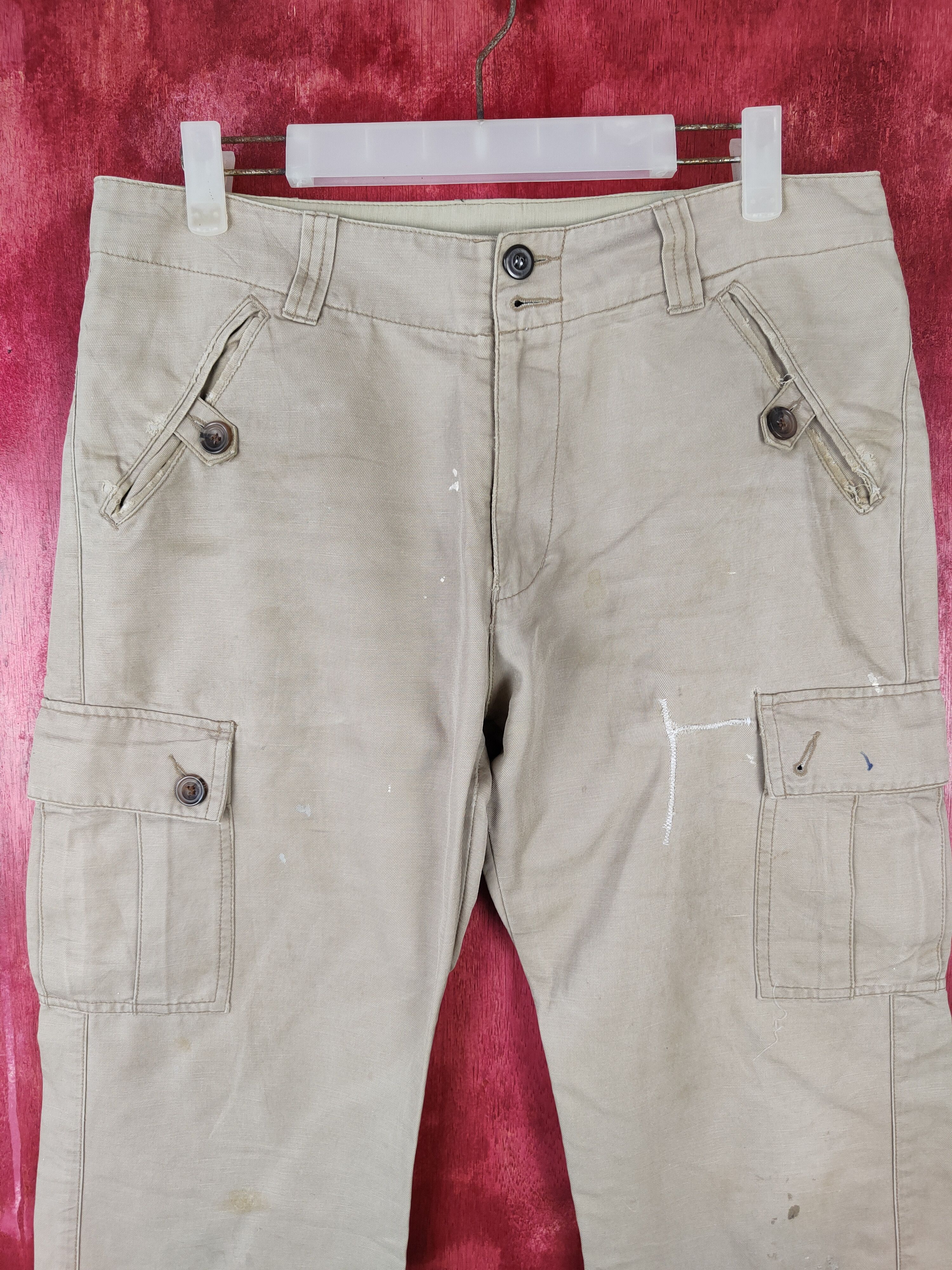 Boycott × Japanese Brand Boy Cott Brown Multi Pocket Tactical Cargo Pants #566 Size US 32 / EU 48 - 2 Thumbnail