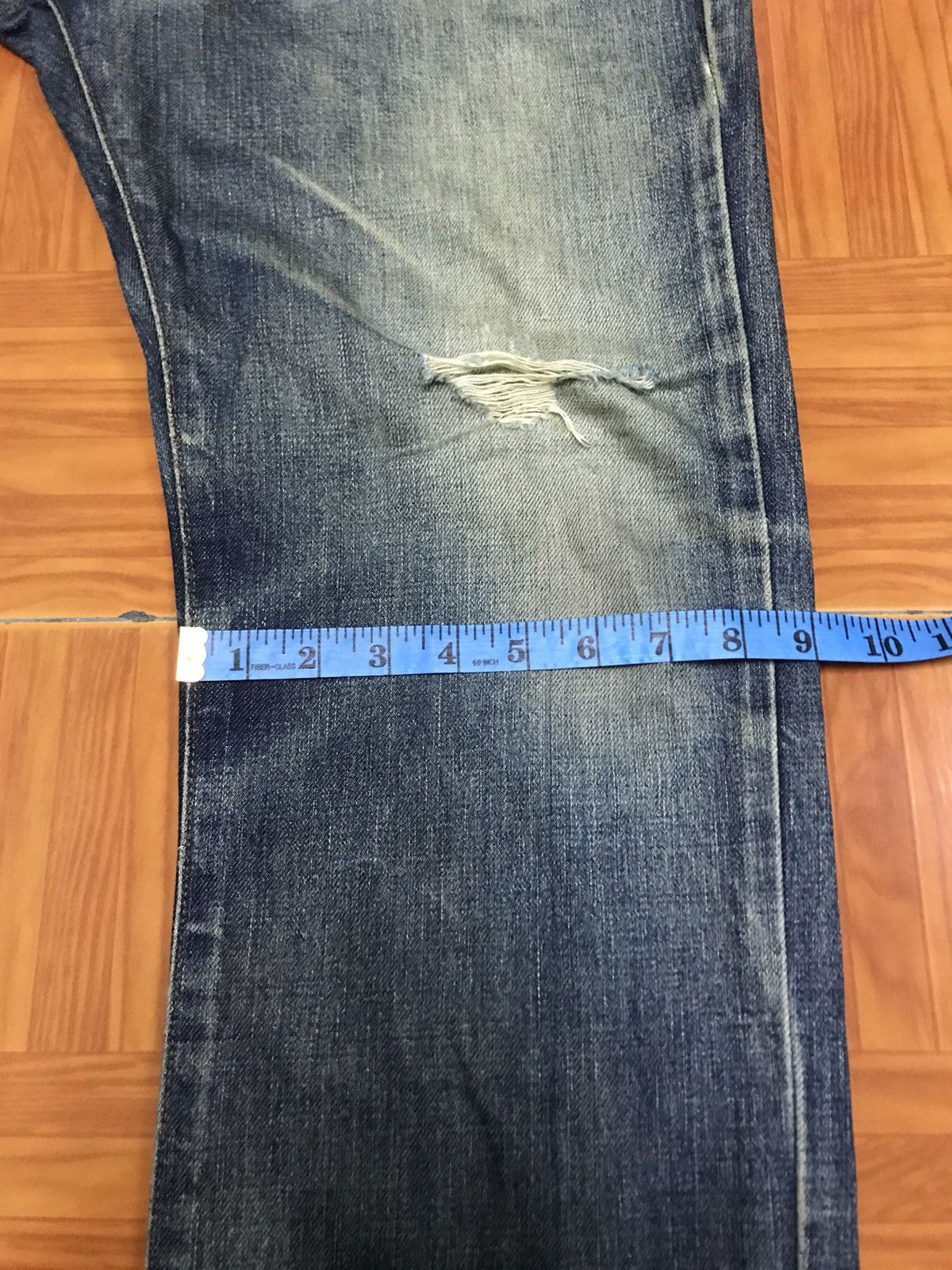 Edwin Vintage distressed edwin jeans very rare Size US 33 - 14 Thumbnail