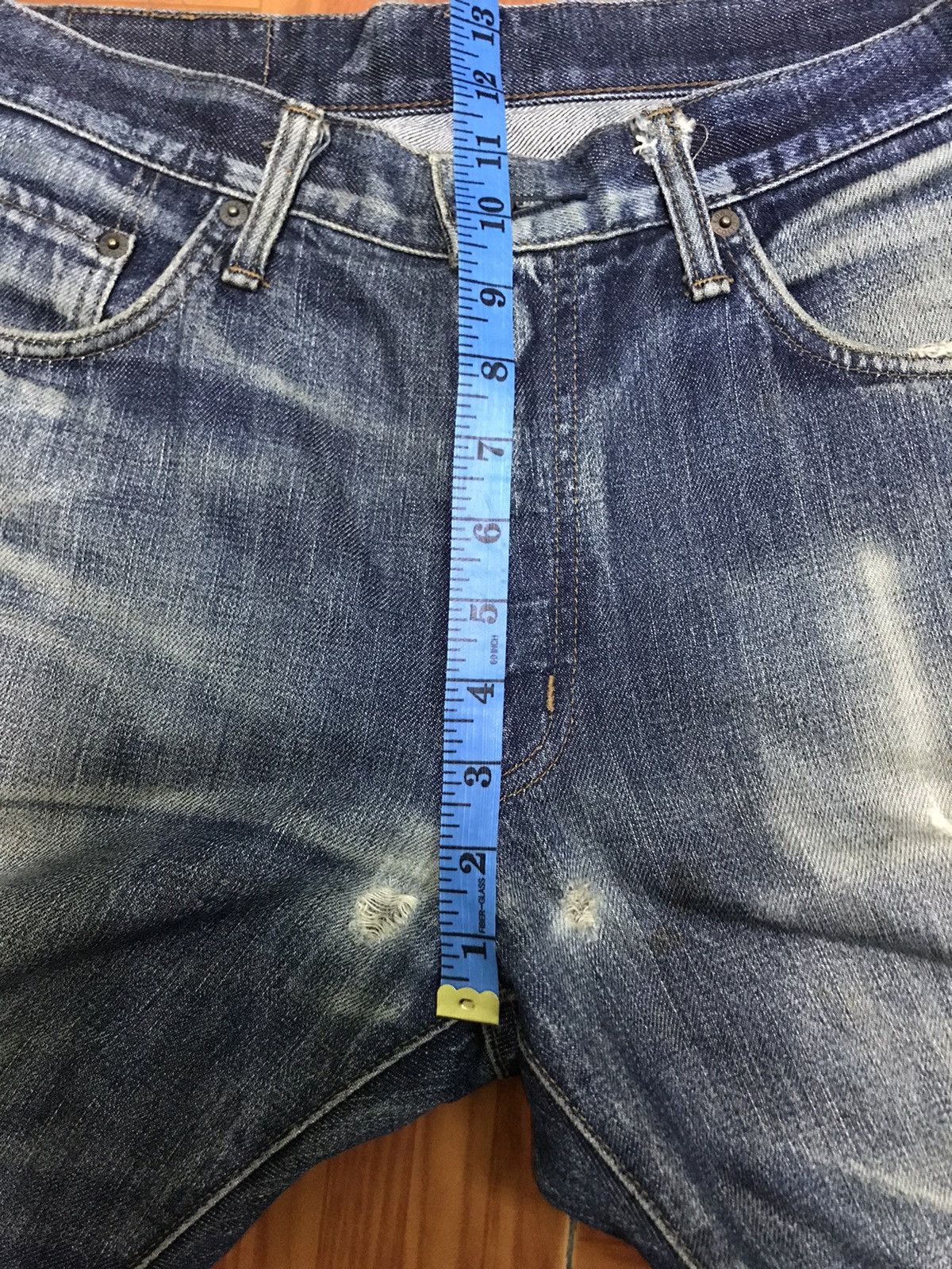 Edwin Vintage distressed edwin jeans very rare Size US 33 - 10 Thumbnail