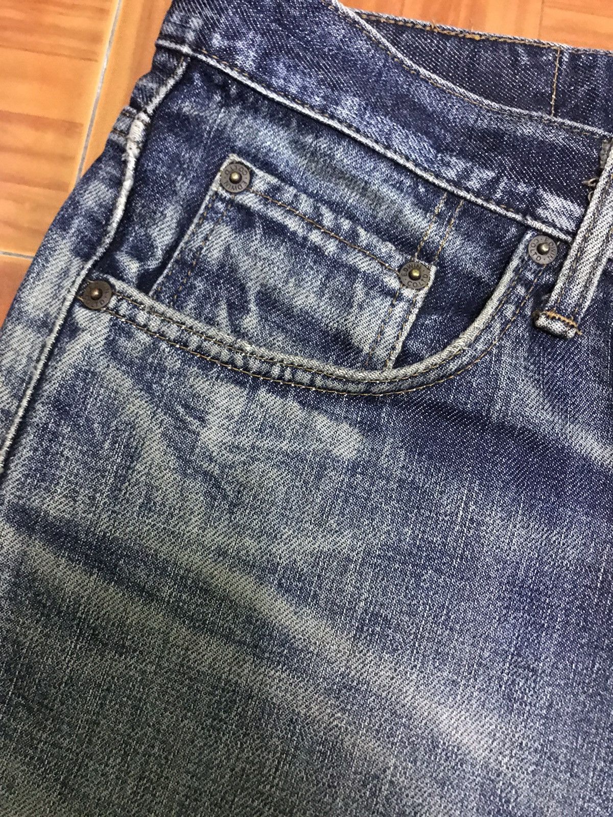 Edwin Vintage distressed edwin jeans very rare Size US 33 - 4 Thumbnail