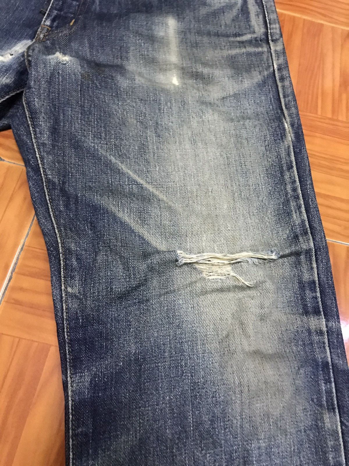 Edwin Vintage distressed edwin jeans very rare Size US 33 - 6 Thumbnail