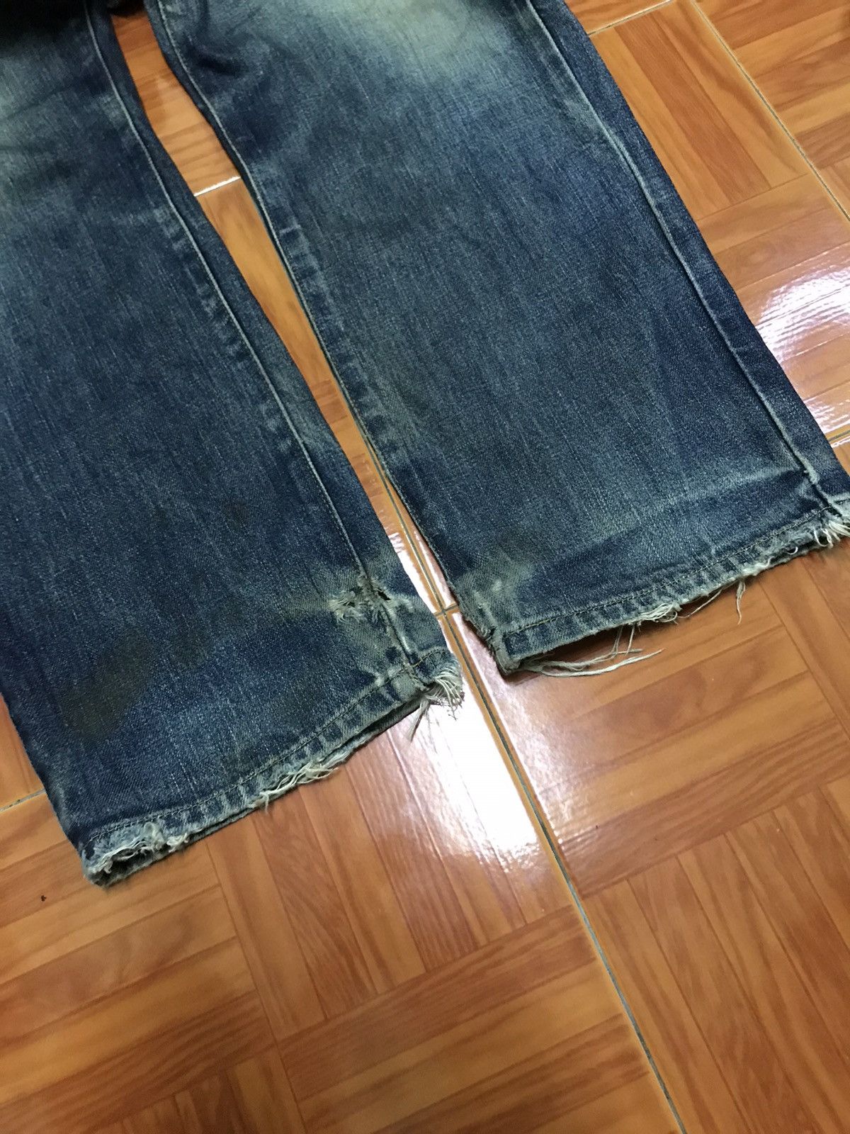 Edwin Vintage distressed edwin jeans very rare Size US 33 - 8 Thumbnail