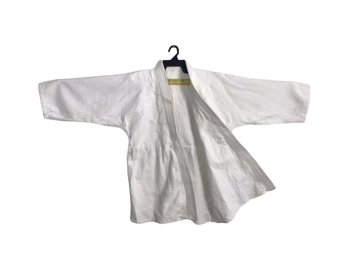Japanese Brand Sashiko Kendo Denim Noragi Kimono Cardigan fits M L Size US M / EU 48-50 / 2 - 1 Thumbnail