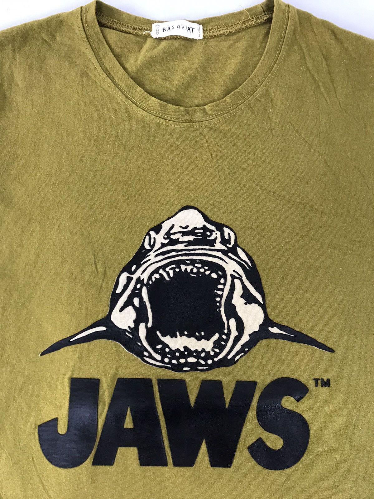 Jean-Michel Basquiat Jean Michel Basquiat Artist Jaws Shark Graphic Screen Tee Size US M / EU 48-50 / 2 - 2 Thumbnail