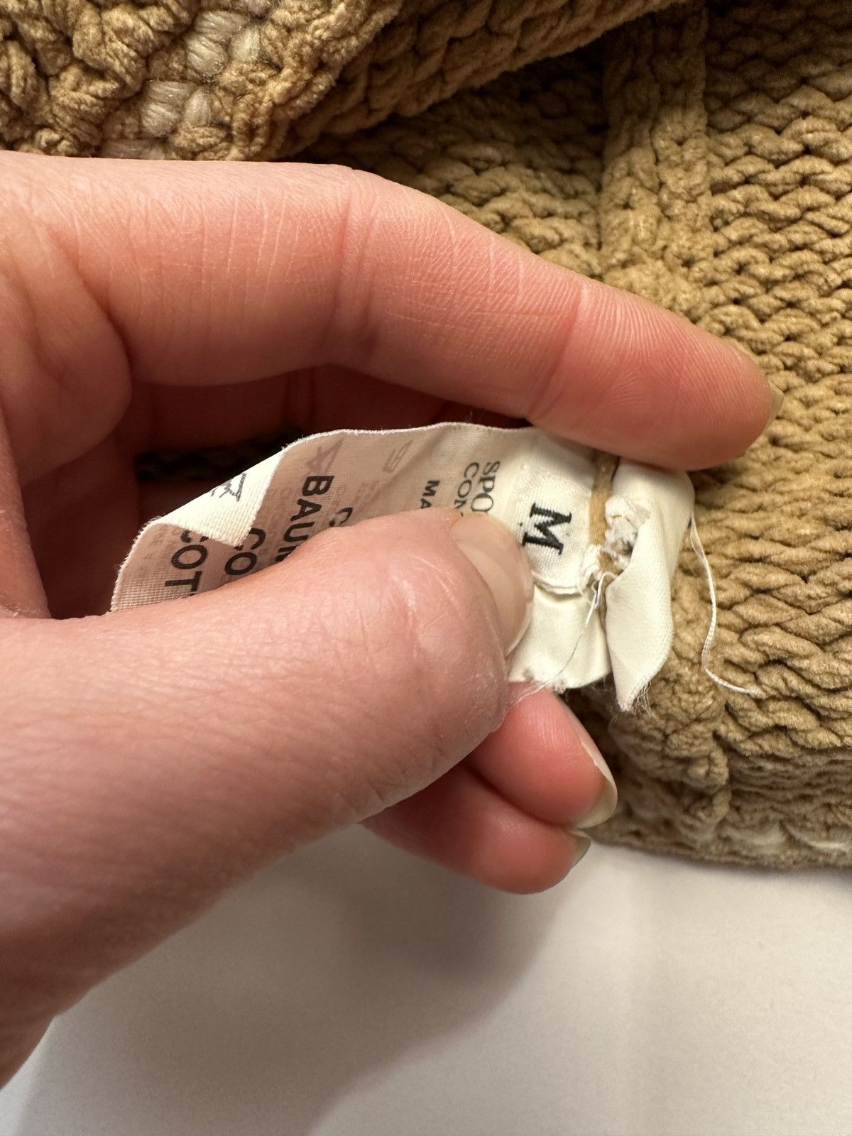 Stone Island Stone Island Patched Cotton Sweater Size US XL / EU 56 / 4 - 9 Thumbnail