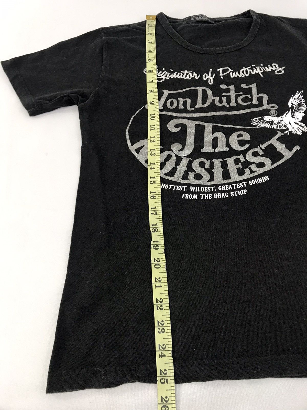 Vintage Von Dutch The Moisiest Power Motion Spell Out Tee Size US S / EU 44-46 / 1 - 8 Thumbnail