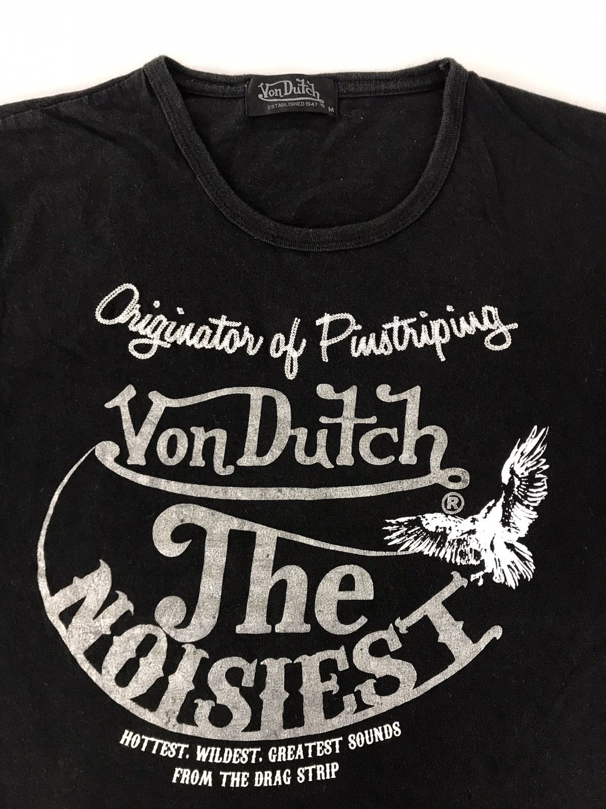 Vintage Von Dutch The Moisiest Power Motion Spell Out Tee Size US S / EU 44-46 / 1 - 3 Thumbnail