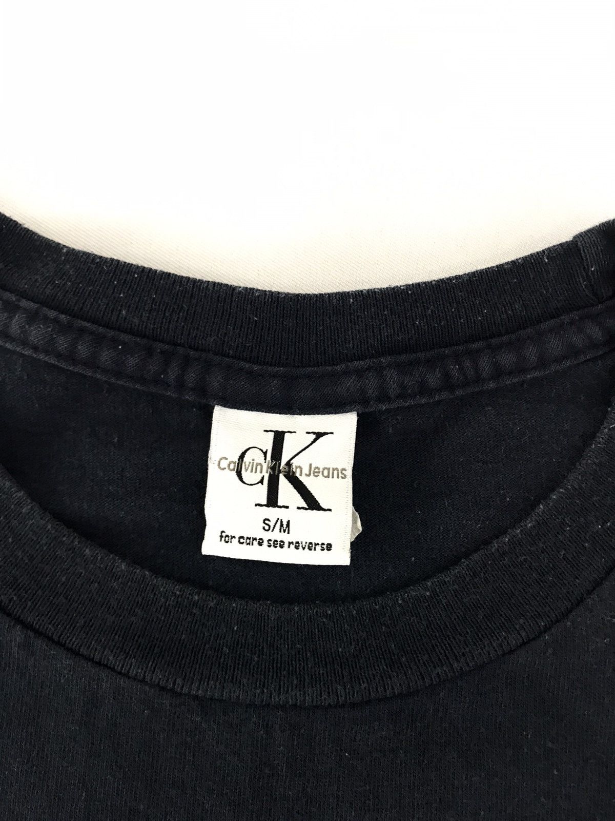 Calvin Klein × Vintage Calvin Klein Jeans CK Big Logo Spell Out Printed Tee Size US L / EU 52-54 / 3 - 3 Thumbnail