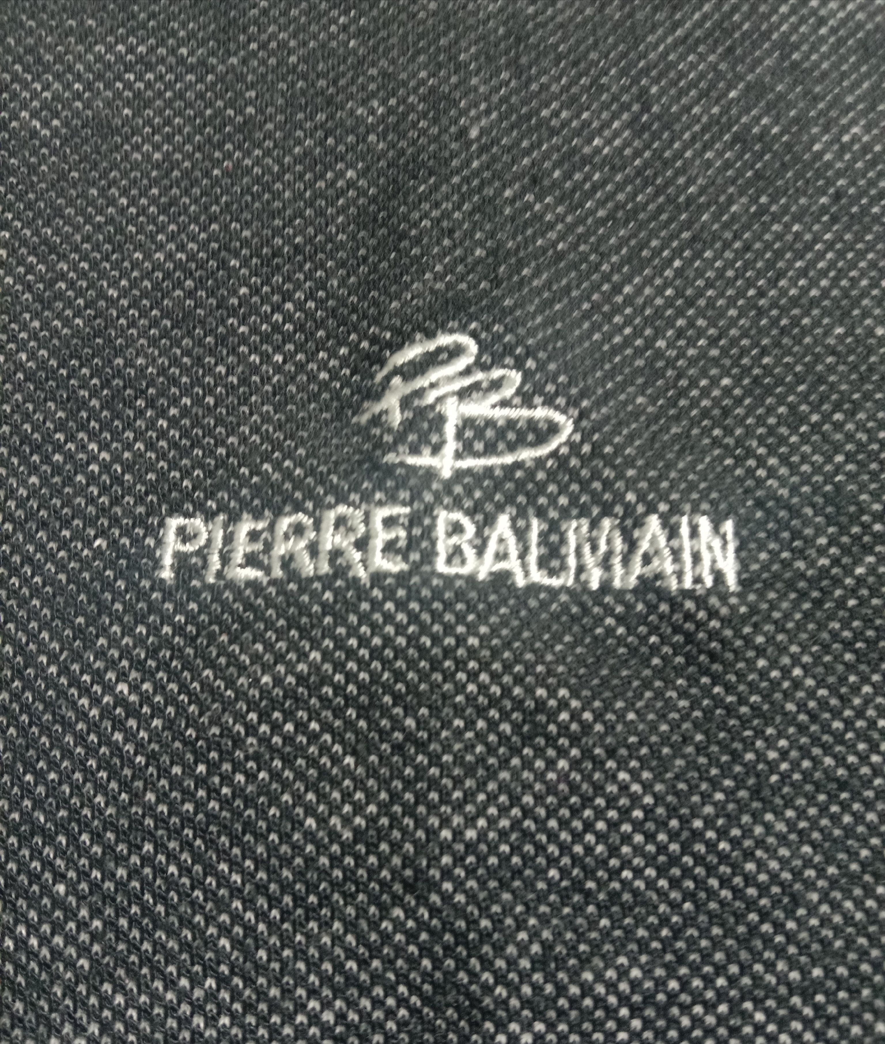 Designer Pierre Balmain Paris Long Sleeve Polo Tee Size US M / EU 48-50 / 2 - 2 Thumbnail