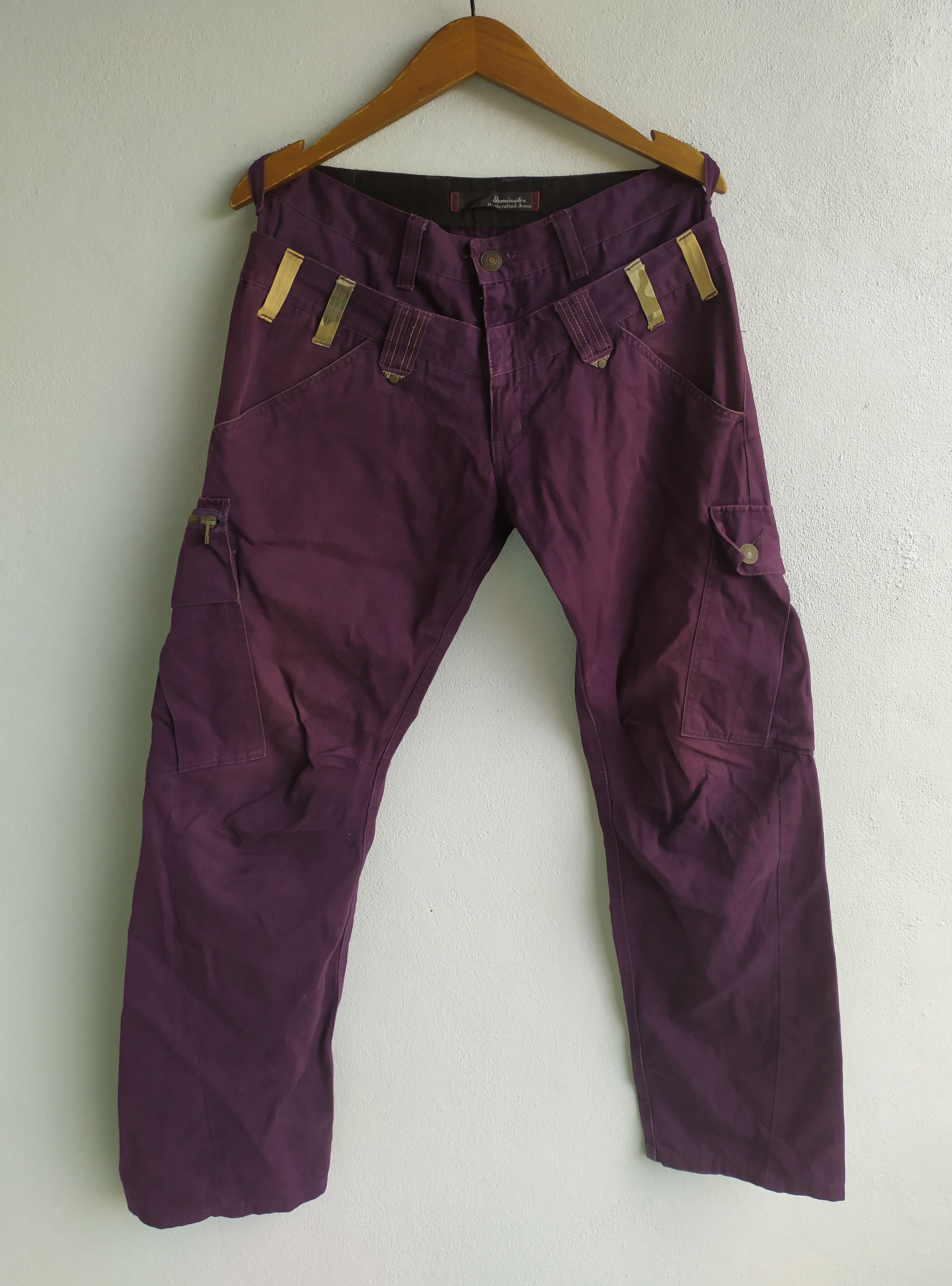 Vintage Dominate Cargo Pants Double Waist Multi pocket pants Size US 30 / EU 46 - 1 Thumbnail