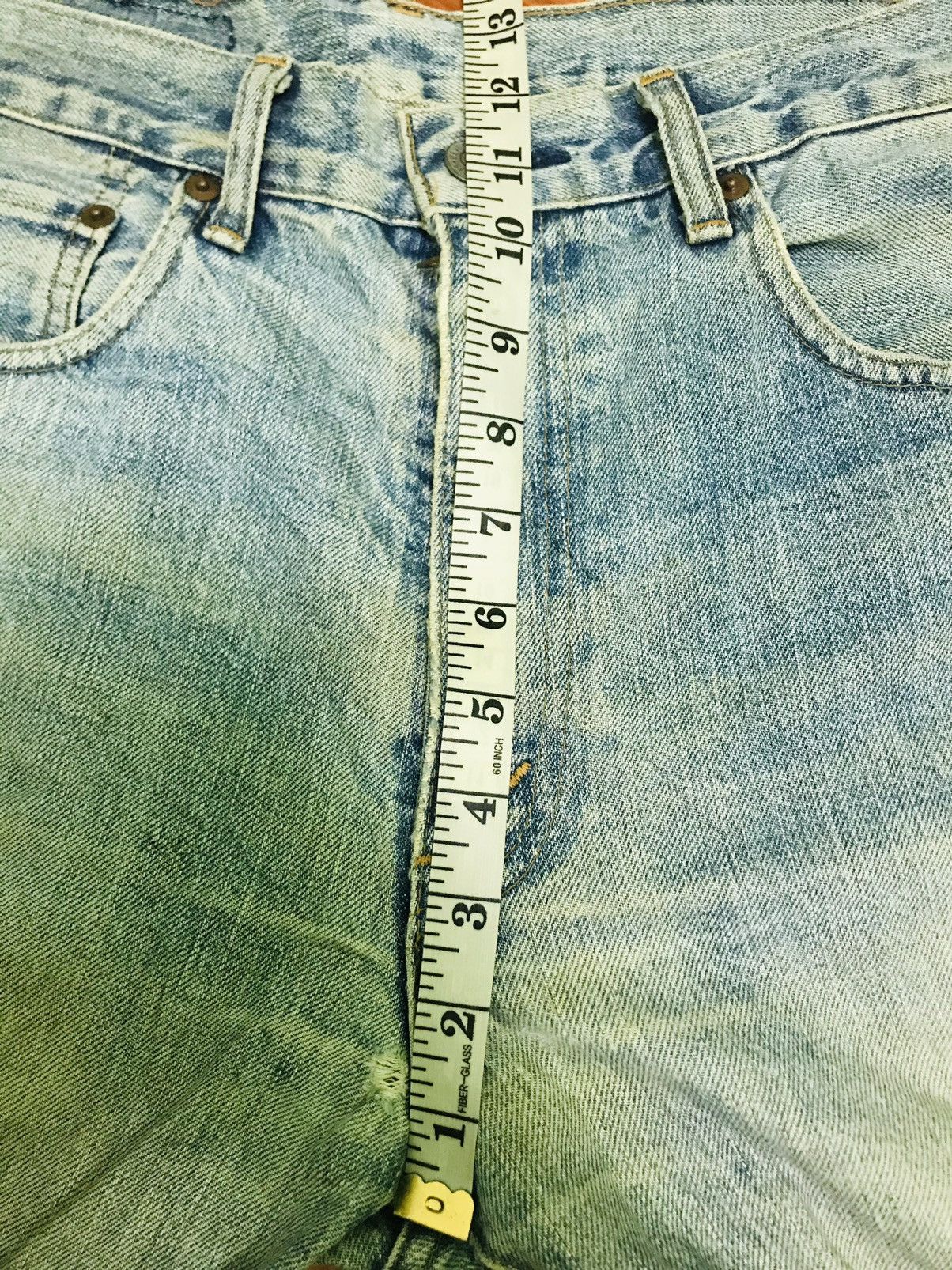 Levi's Vintage Levi’s Redline Selvedge Jeans Light Wash, Distressed Size US 31 - 14 Thumbnail