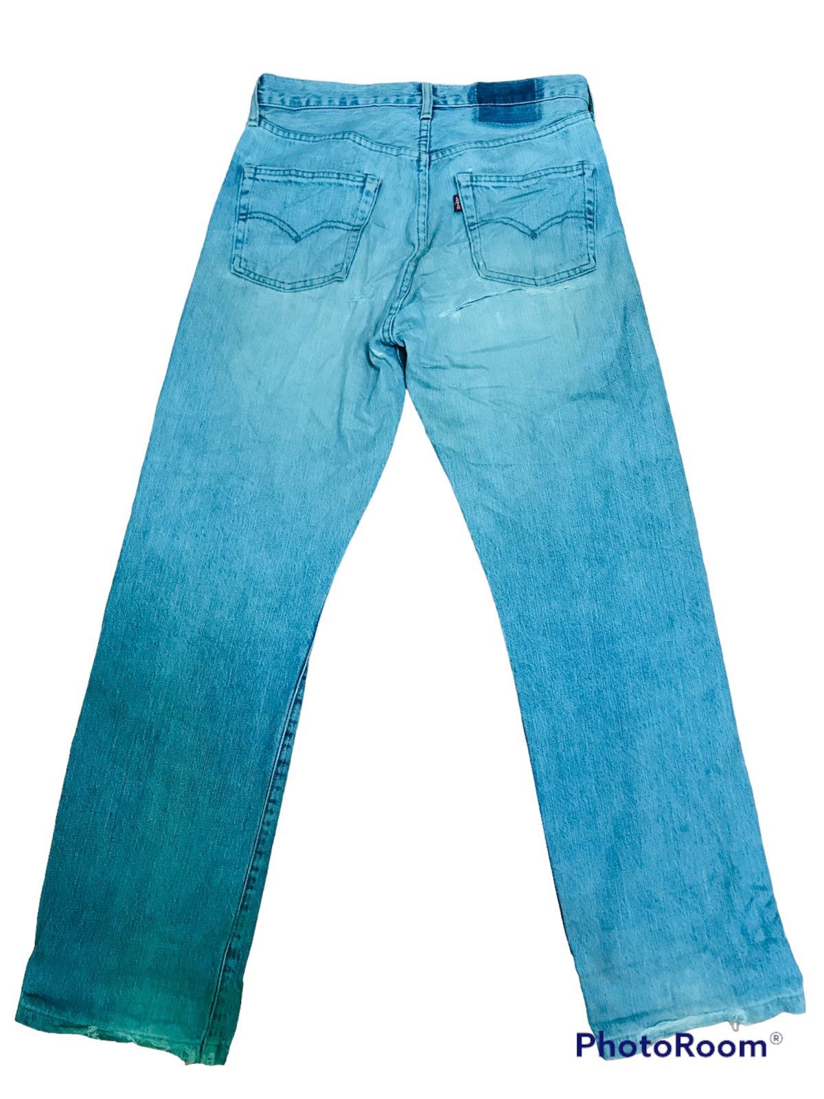 Levi's Vintage Levi’s Redline Selvedge Jeans Light Wash, Distressed Size US 31 - 2 Thumbnail