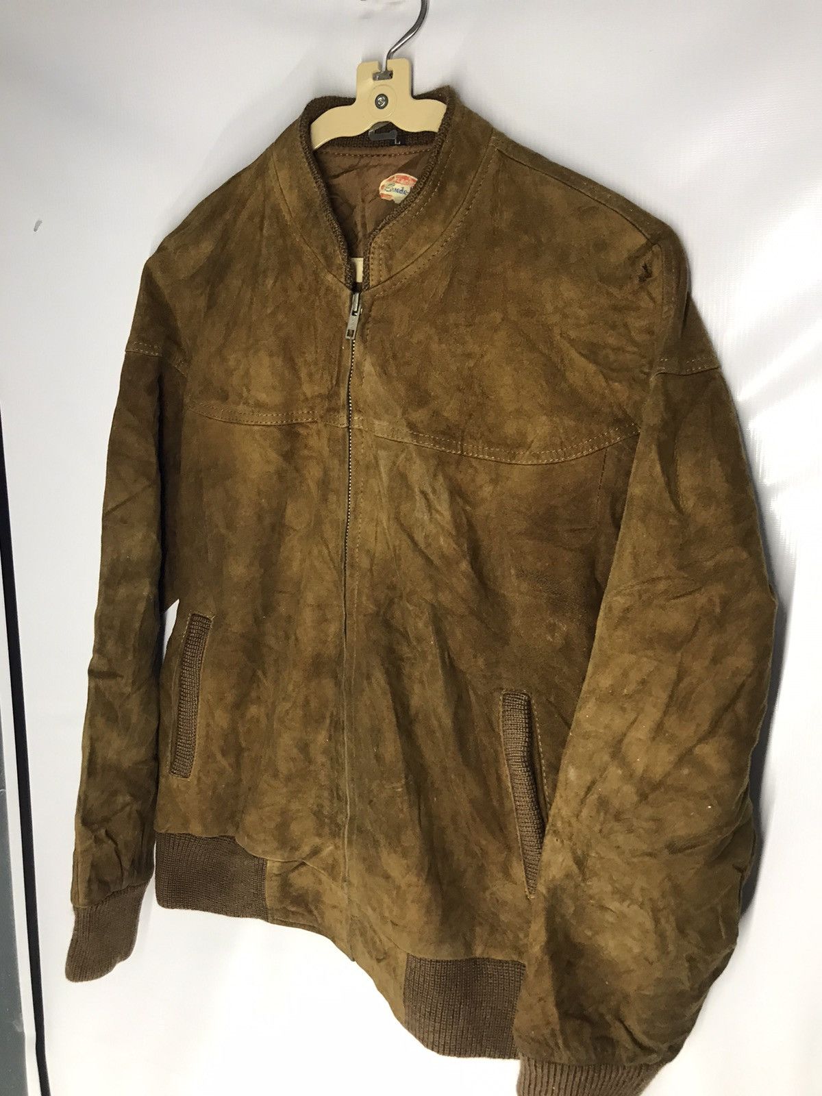 Genuine Leather × Vintage Unbrand suede leather zipper jacket Size US M / EU 48-50 / 2 - 4 Thumbnail