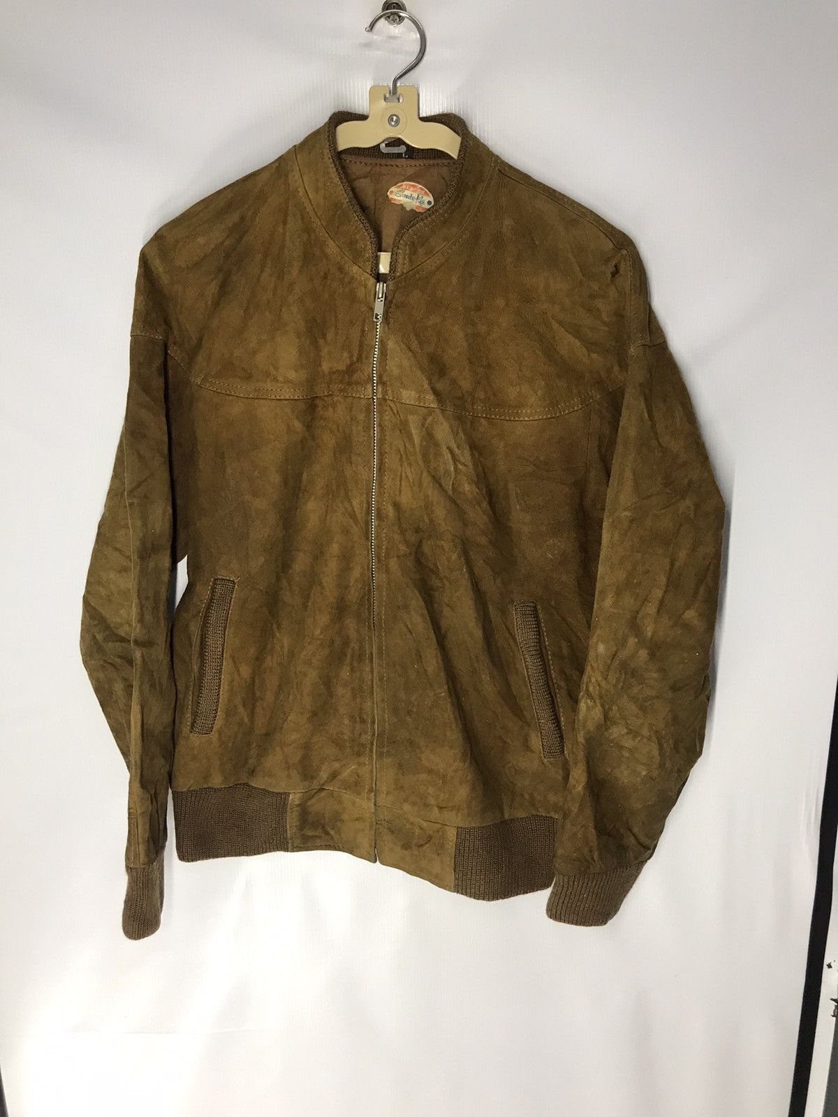 Genuine Leather × Vintage Unbrand suede leather zipper jacket Size US M / EU 48-50 / 2 - 5 Thumbnail
