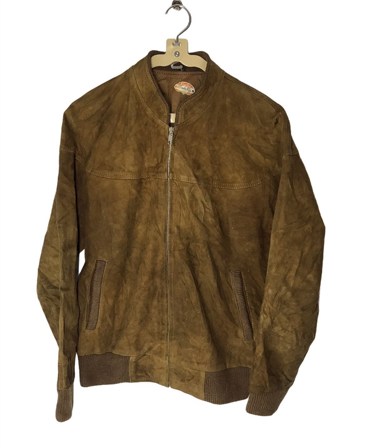 Genuine Leather × Vintage Unbrand suede leather zipper jacket Size US M / EU 48-50 / 2 - 1 Thumbnail