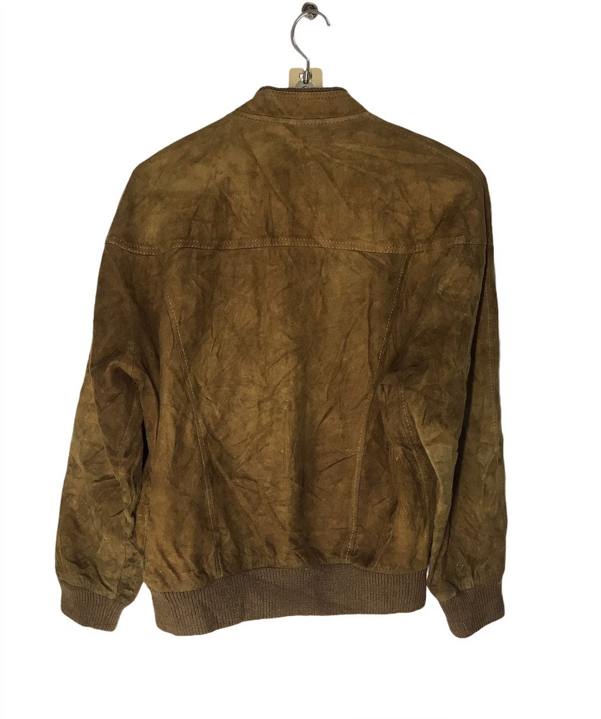 Genuine Leather × Vintage Unbrand suede leather zipper jacket Size US M / EU 48-50 / 2 - 2 Thumbnail