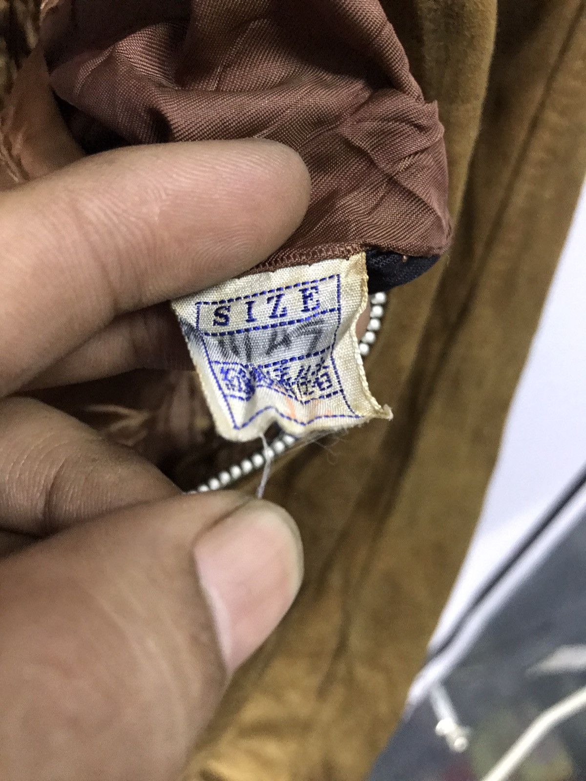 Genuine Leather × Vintage Unbrand suede leather zipper jacket Size US M / EU 48-50 / 2 - 3 Thumbnail