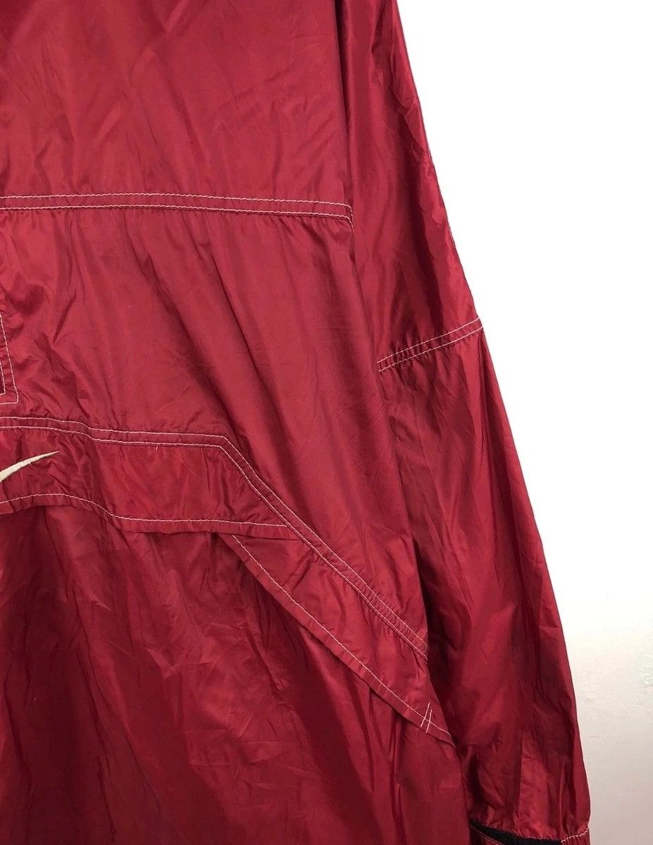Nike Vintage Center Swoosh Nike Half Zipper Hooded Windbreaker Size US L / EU 52-54 / 3 - 4 Thumbnail