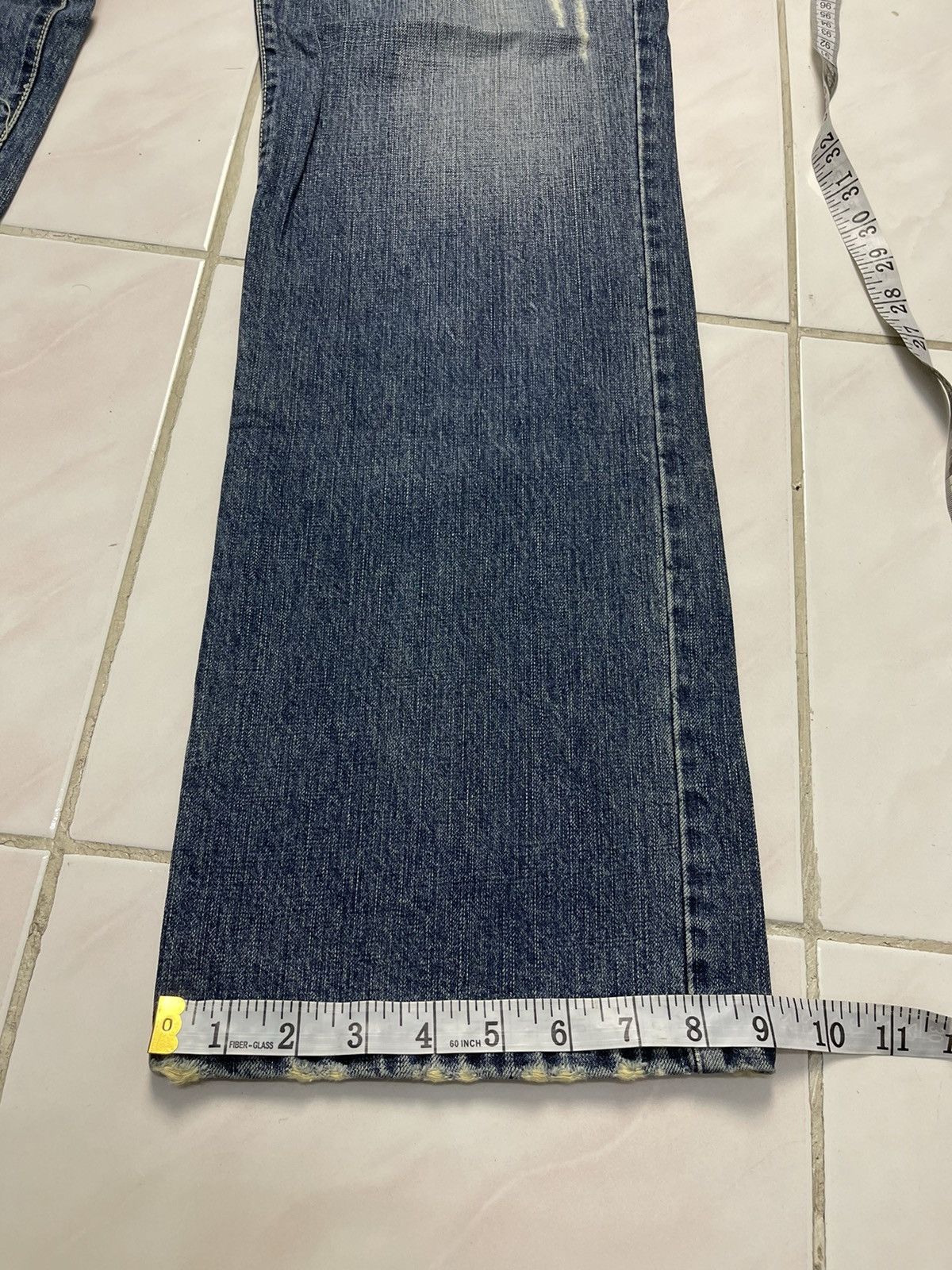 Japanese Brand Nippon Blue Traditional Japanase Embroidered Jeans Size US 36 / EU 52 - 11 Thumbnail