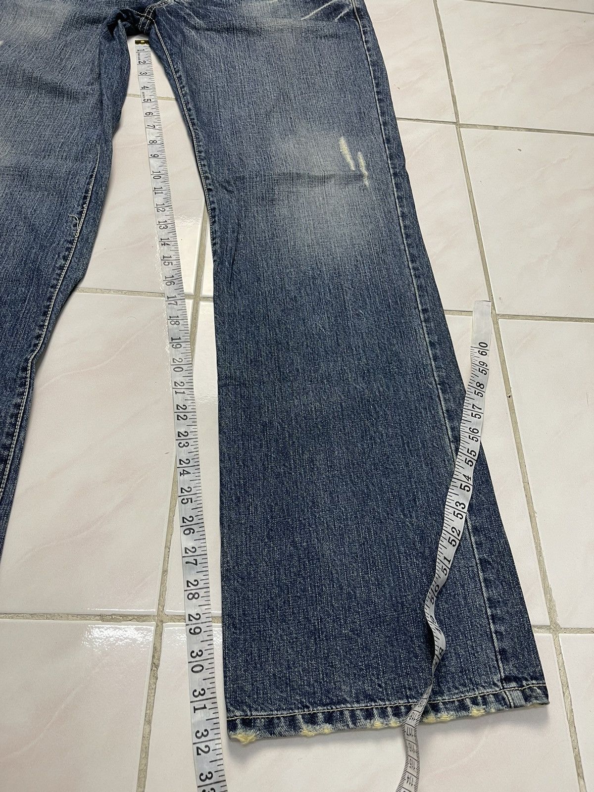 Japanese Brand Nippon Blue Traditional Japanase Embroidered Jeans Size US 36 / EU 52 - 12 Thumbnail