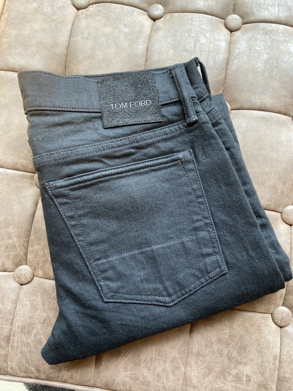 Tom Ford Tom Ford SLIM FIT STRETCH JAPANESE SELVEDGE DENIM Size US 31 - 4 Thumbnail